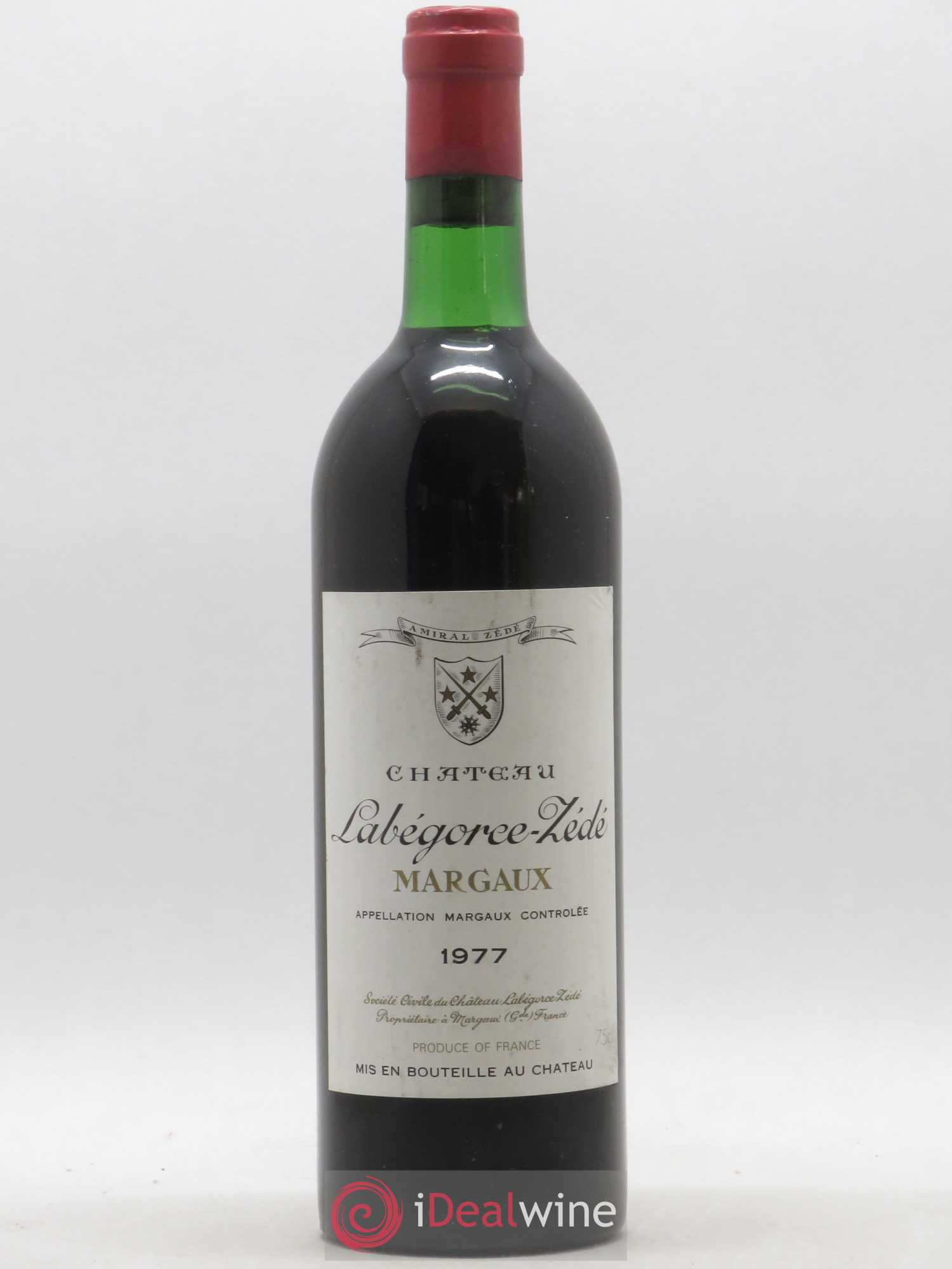Château Labegorce Zédé Cru Bourgeois 1977 - Lot de 1 bouteille - 0