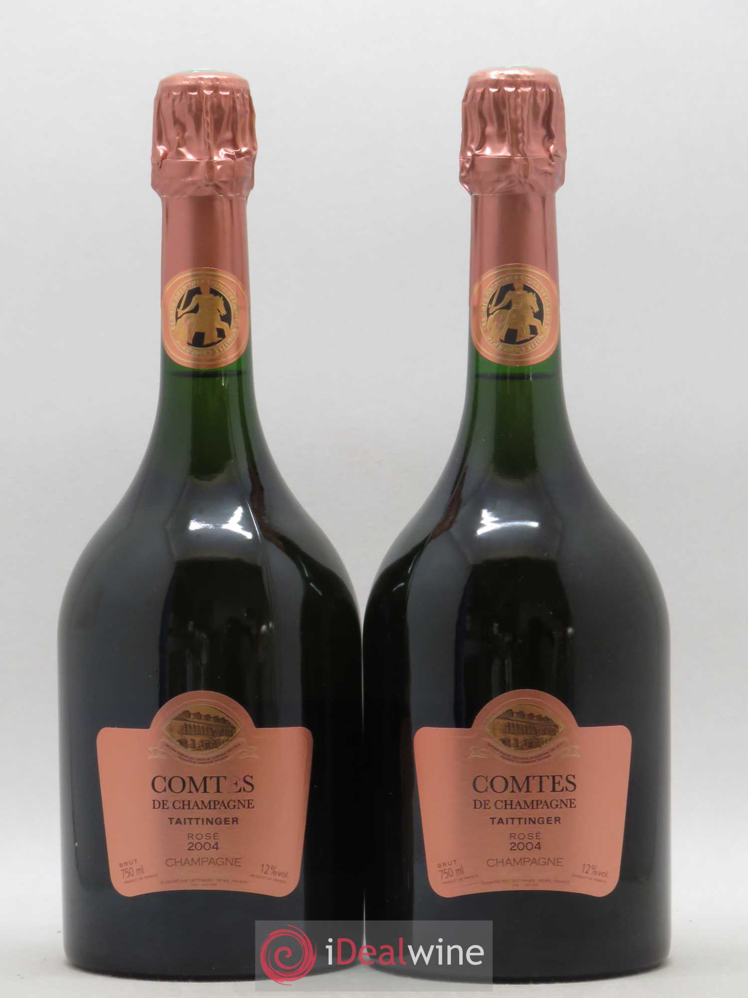 Comtes de Champagne Rosé Grand Cru Brut Taittinger 2004 - Lot de 2 bouteilles - 0