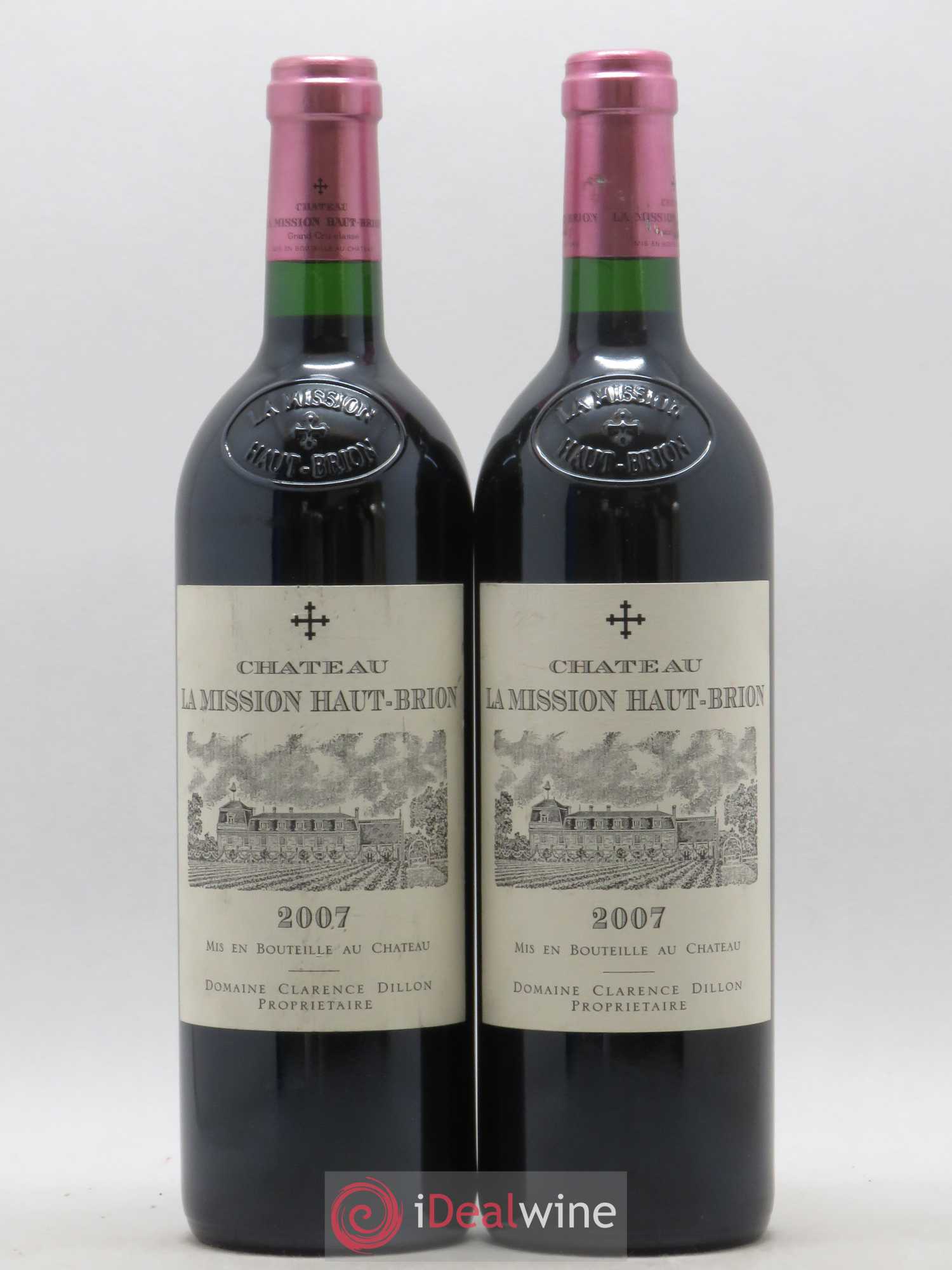 Château la Mission Haut-Brion Cru Classé de Graves 2007 - Lot de 2 bouteilles - 0