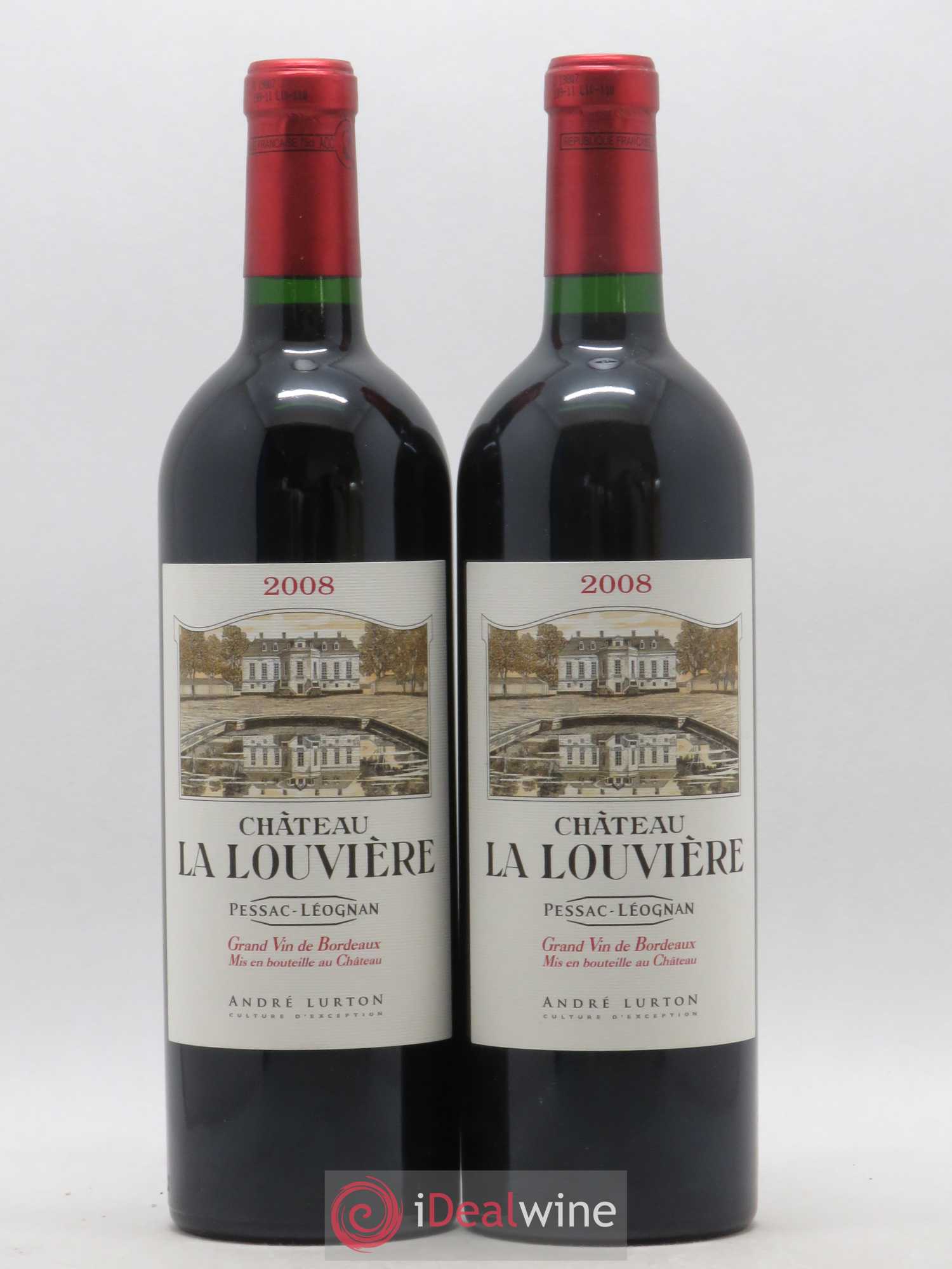Château la Louvière 2008 - Lot de 2 bouteilles - 0