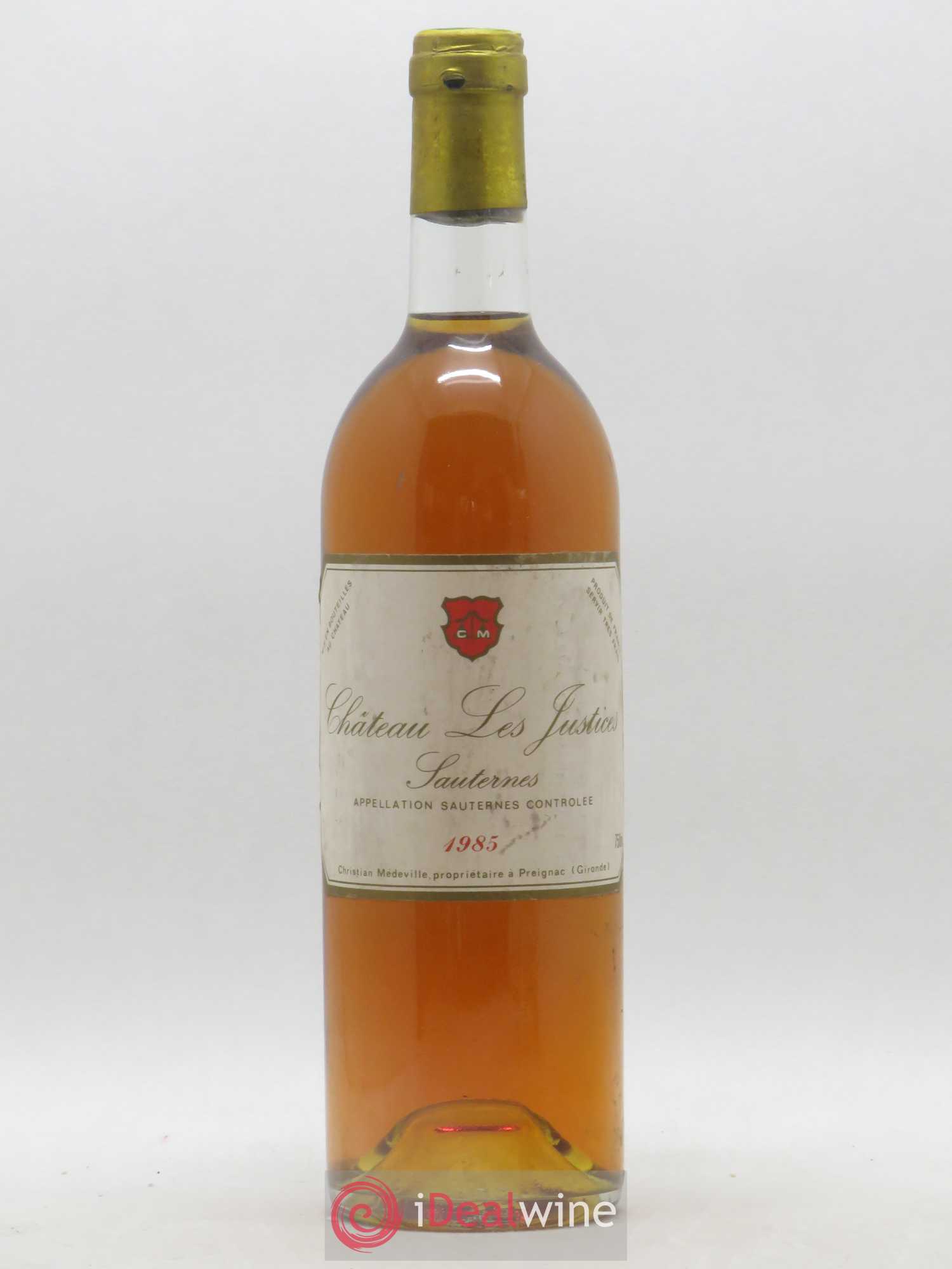 Château les Justices Cru Bourgeois 1985 - Lotto di 1 bottiglia - 0