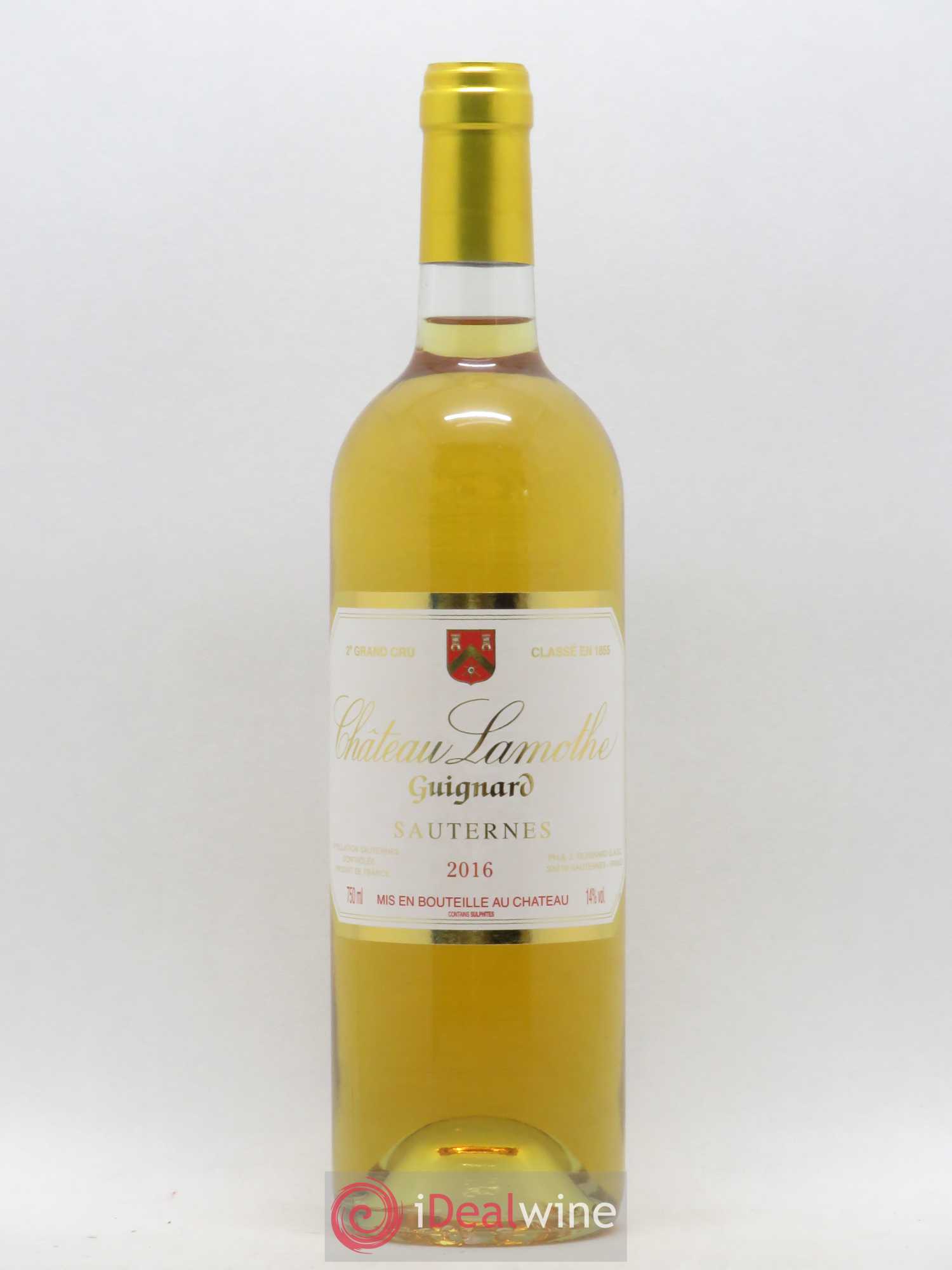 Château Lamothe Guignard 2ème Grand Cru Classé 2016 - Lotto di 1 bottiglia - 0