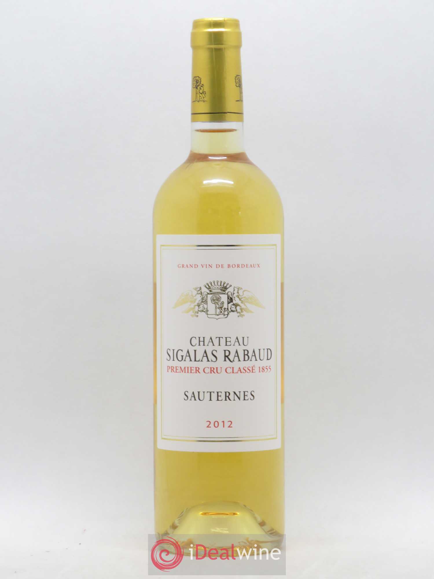Château Sigalas Rabaud 1er Grand Cru Classé 2012 - Posten von 1 Flasche - 0