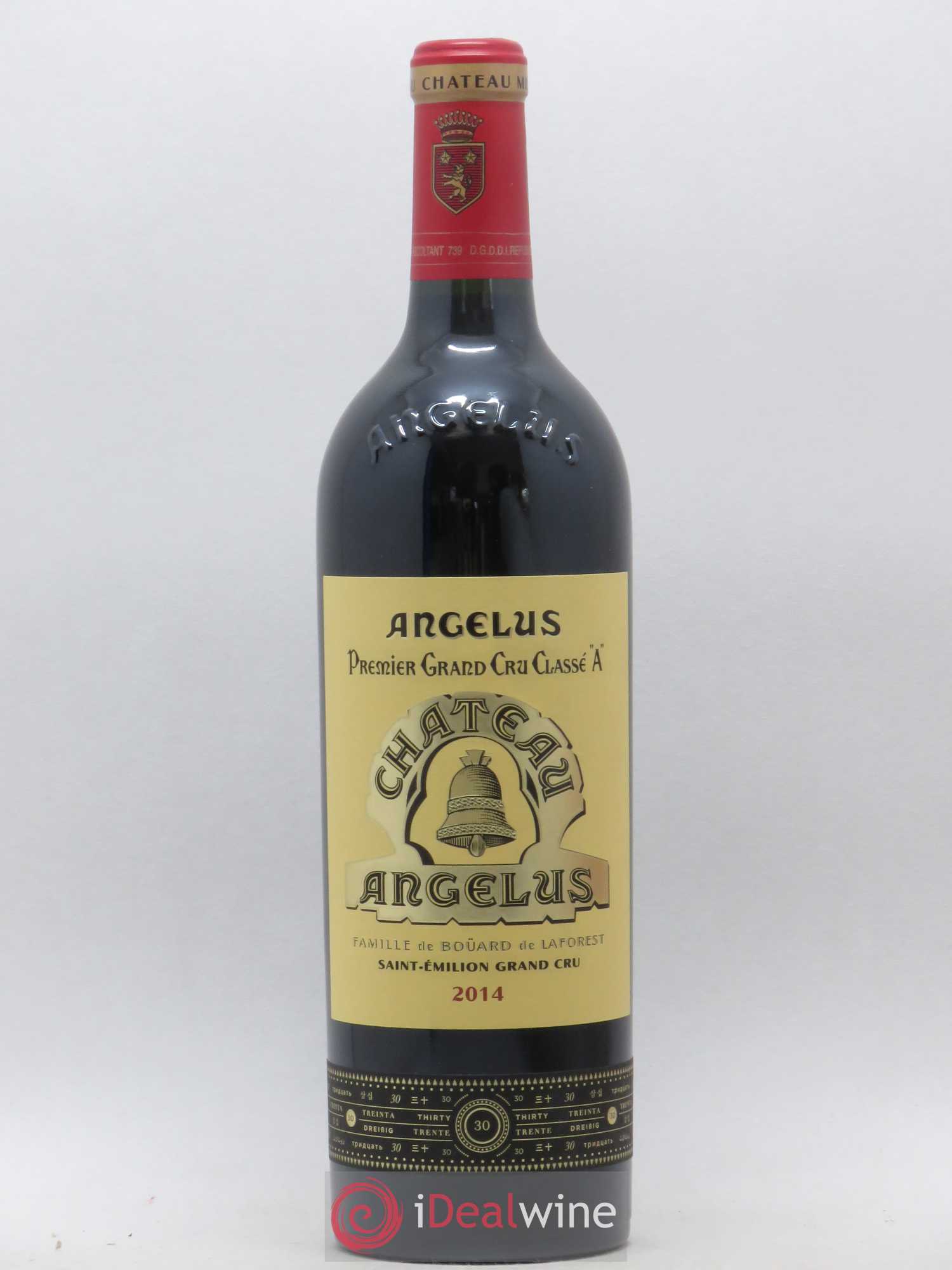 Château Angélus 1er Grand Cru Classé A 2014 - Lot de 1 bouteille - 0
