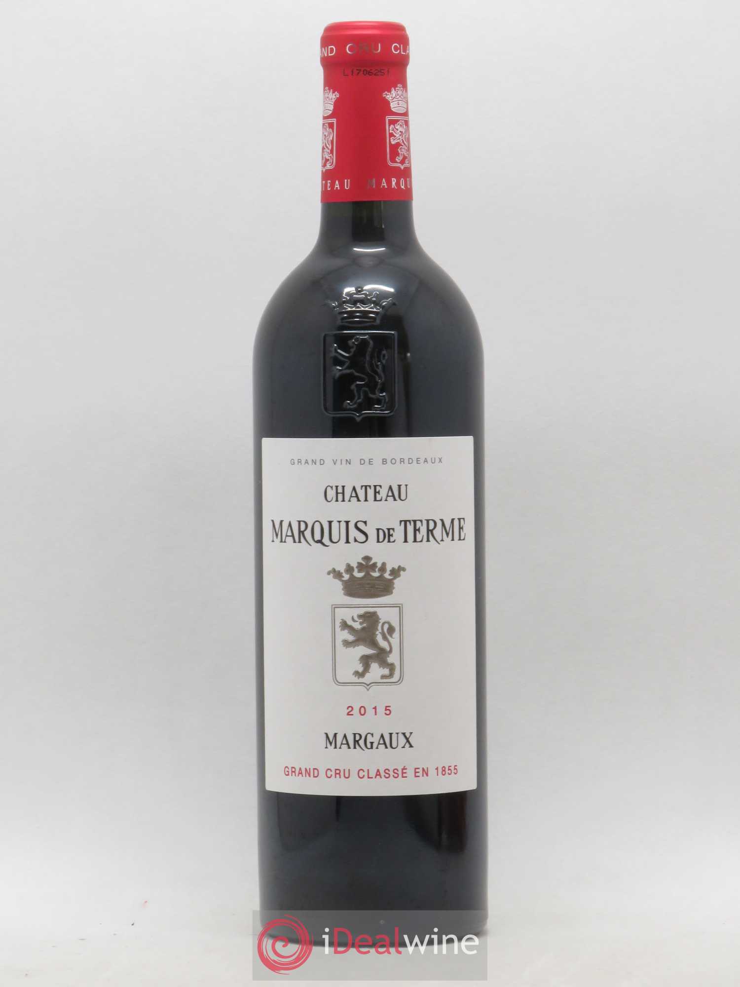 Château Marquis de Terme 4ème Grand Cru Classé 2015 - Lot de 1 bouteille - 0