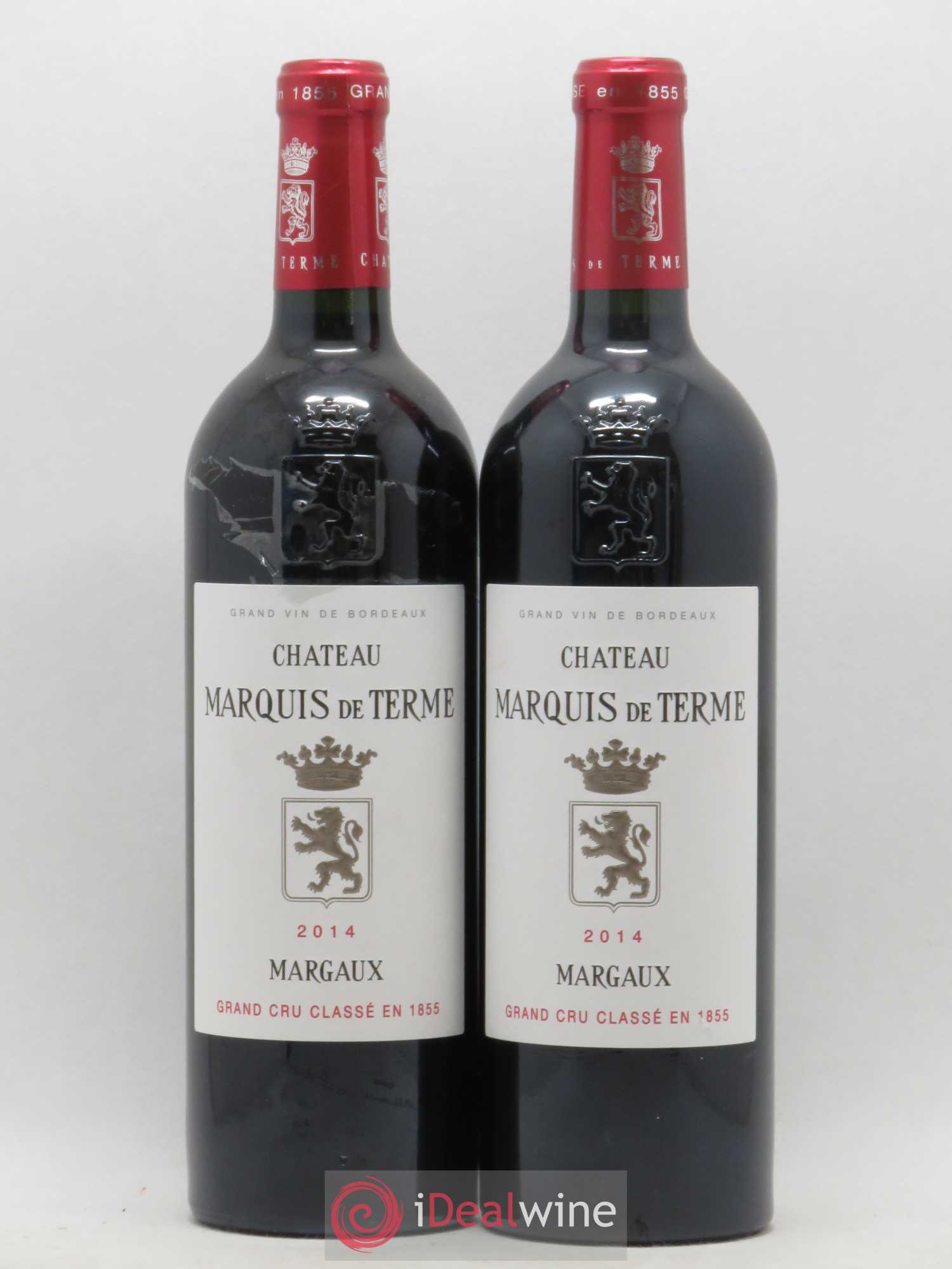 Château Marquis de Terme 4ème Grand Cru Classé 2014 - Lot de 2 bouteilles - 0