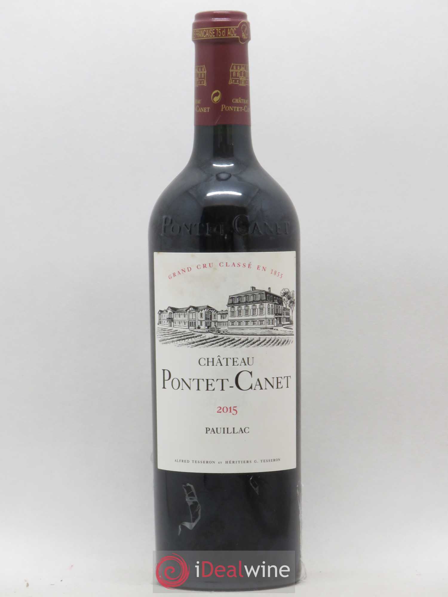 Château Pontet Canet 5ème Grand Cru Classé 2015 - Lot de 1 bouteille - 0