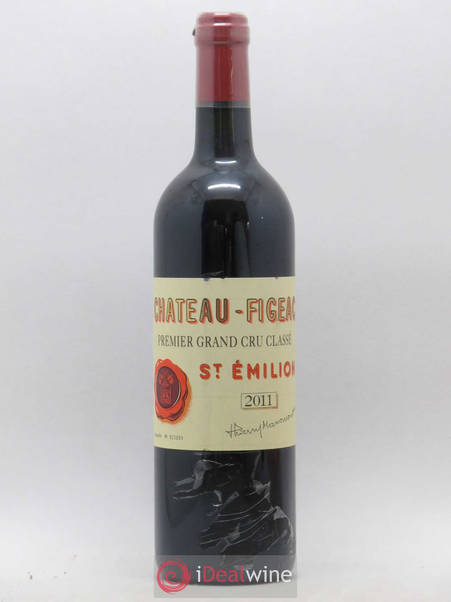 Château Figeac 1er Grand Cru Classé A 2011 - Lot de 1 bouteille - 0