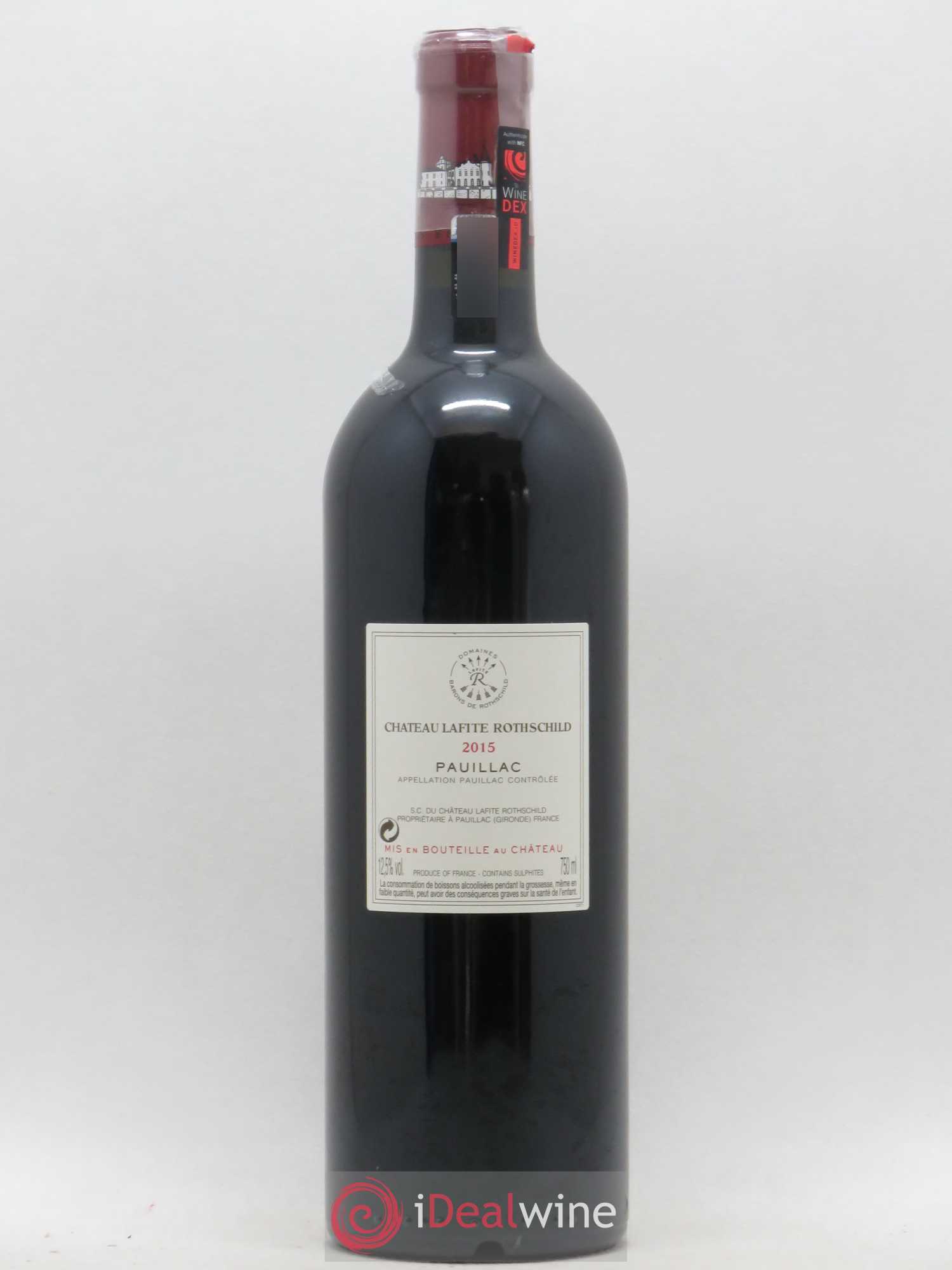 Château Lafite Rothschild 1er Grand Cru Classé 2015 - Lot de 1 bouteille - 1