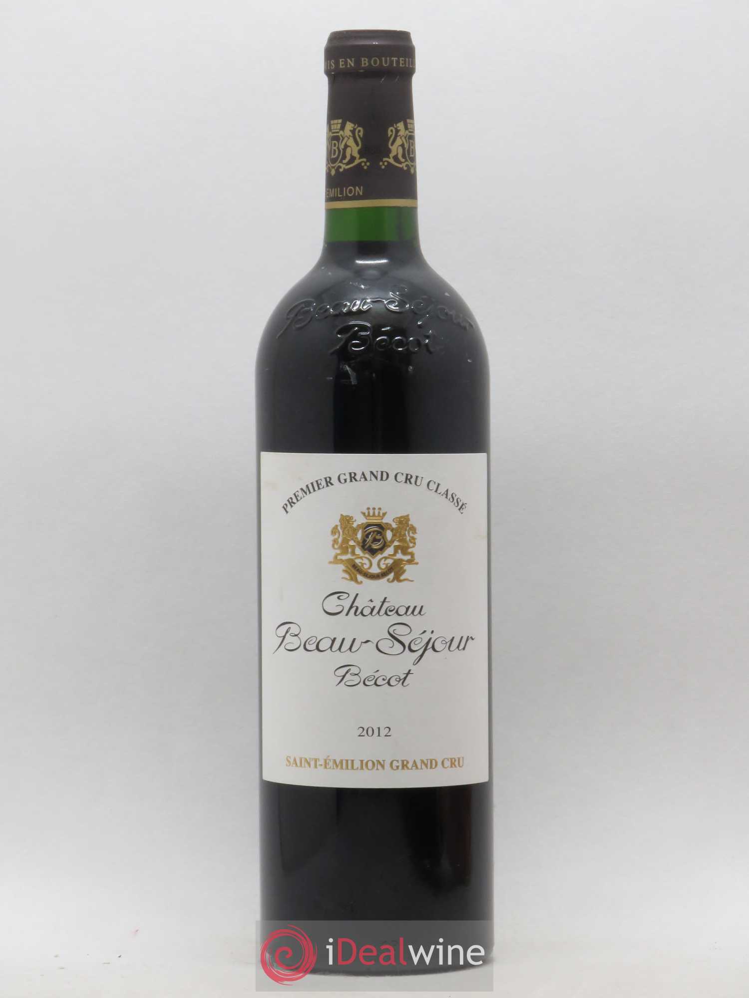Château Beau-Séjour Bécot 1er Grand Cru Classé B 2012 - Lot de 1 bouteille - 0