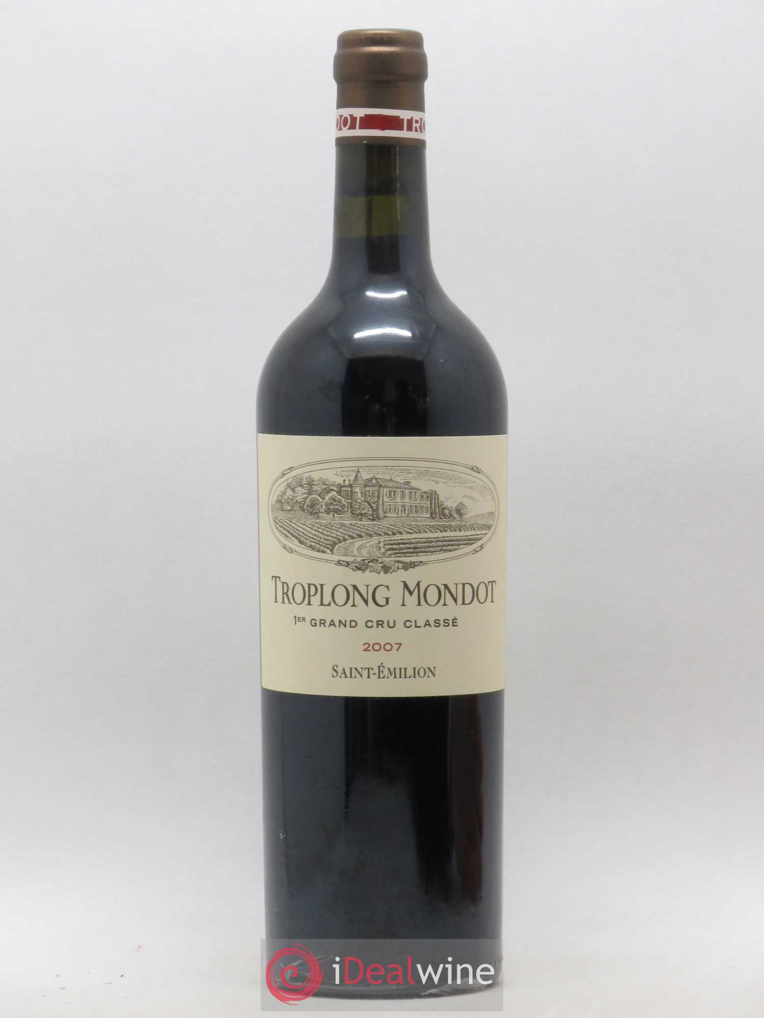 Château Troplong Mondot 1er Grand Cru Classé B 2007 - Lot de 1 bouteille - 0