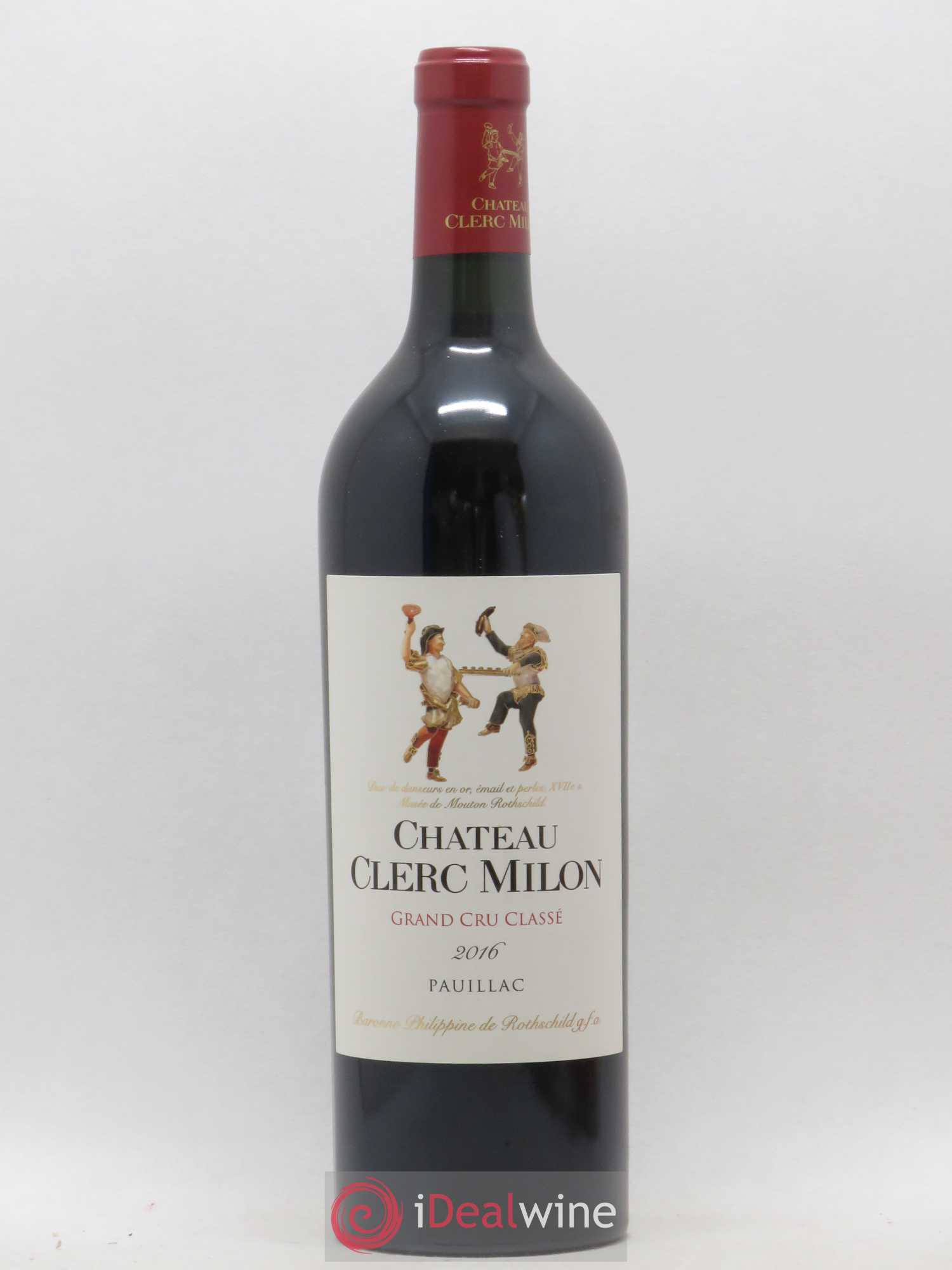 Château Clerc Milon 5ème Grand Cru Classé 2016 - Lot de 1 bouteille - 0