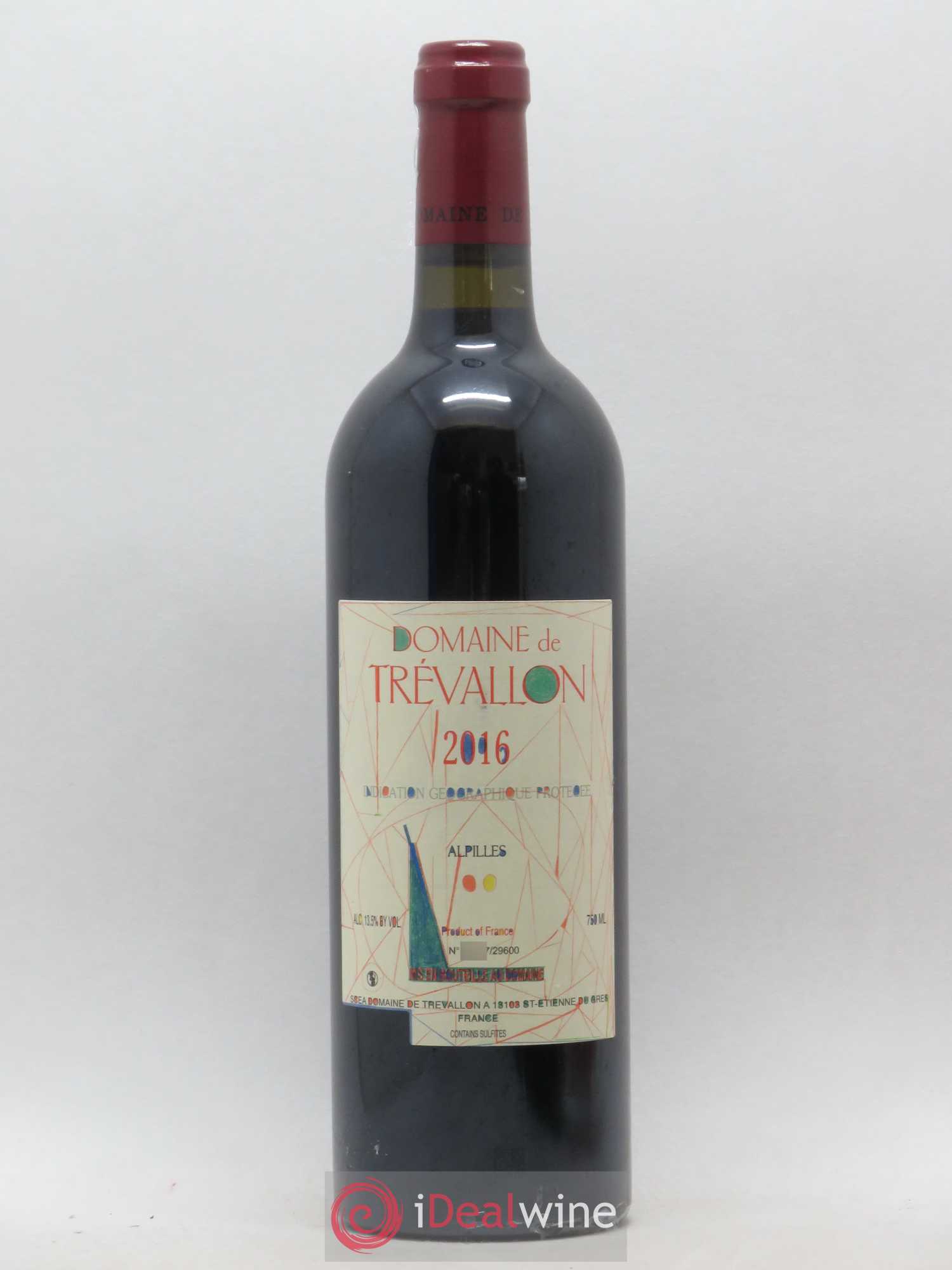 Alpilles Trévallon (Domaine de) Eloi Dürrbach 2016 - Lot de 1 bouteille - 0