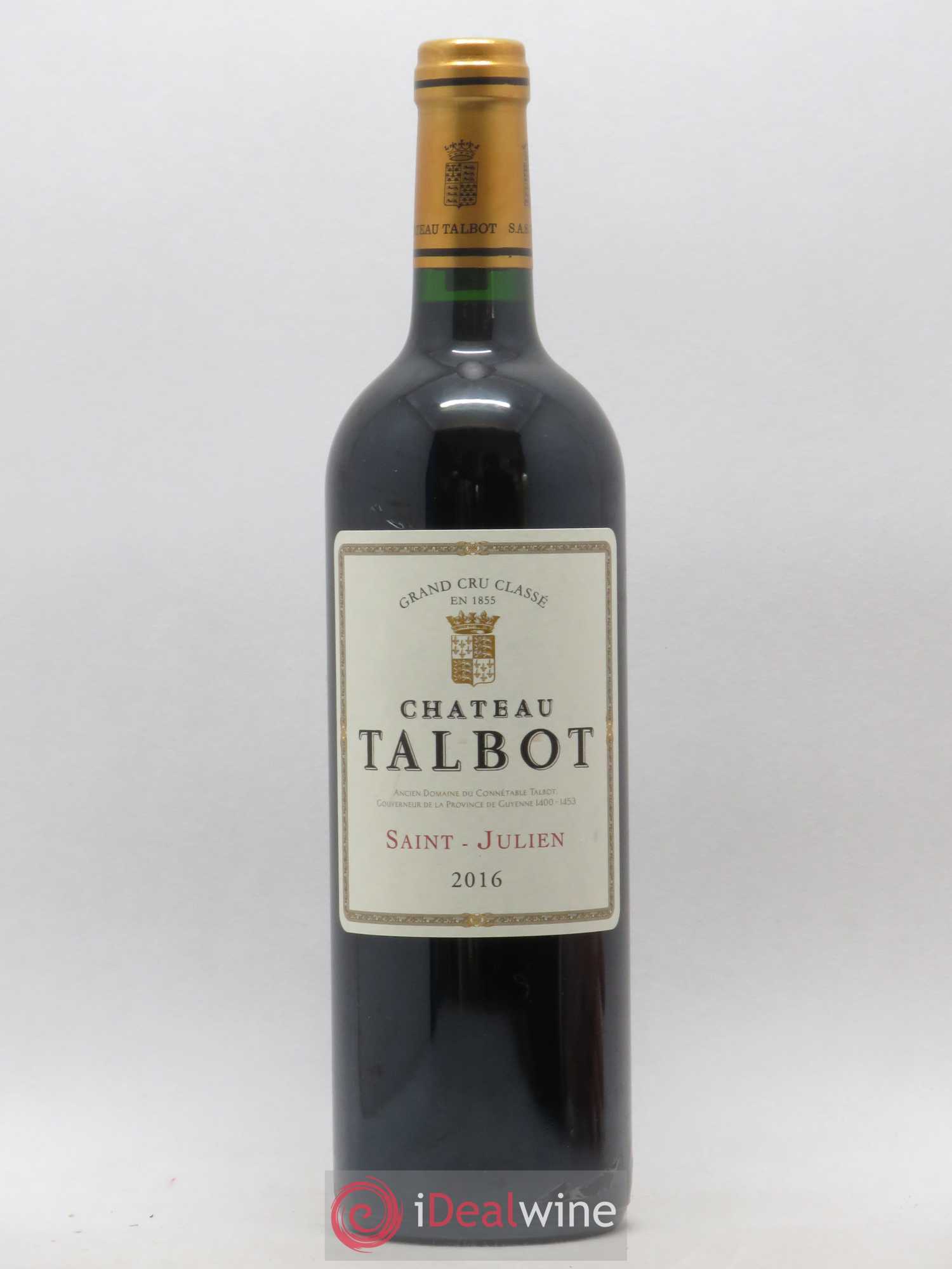 Château Talbot 4ème Grand Cru Classé 2016 - Lot de 1 bouteille - 0
