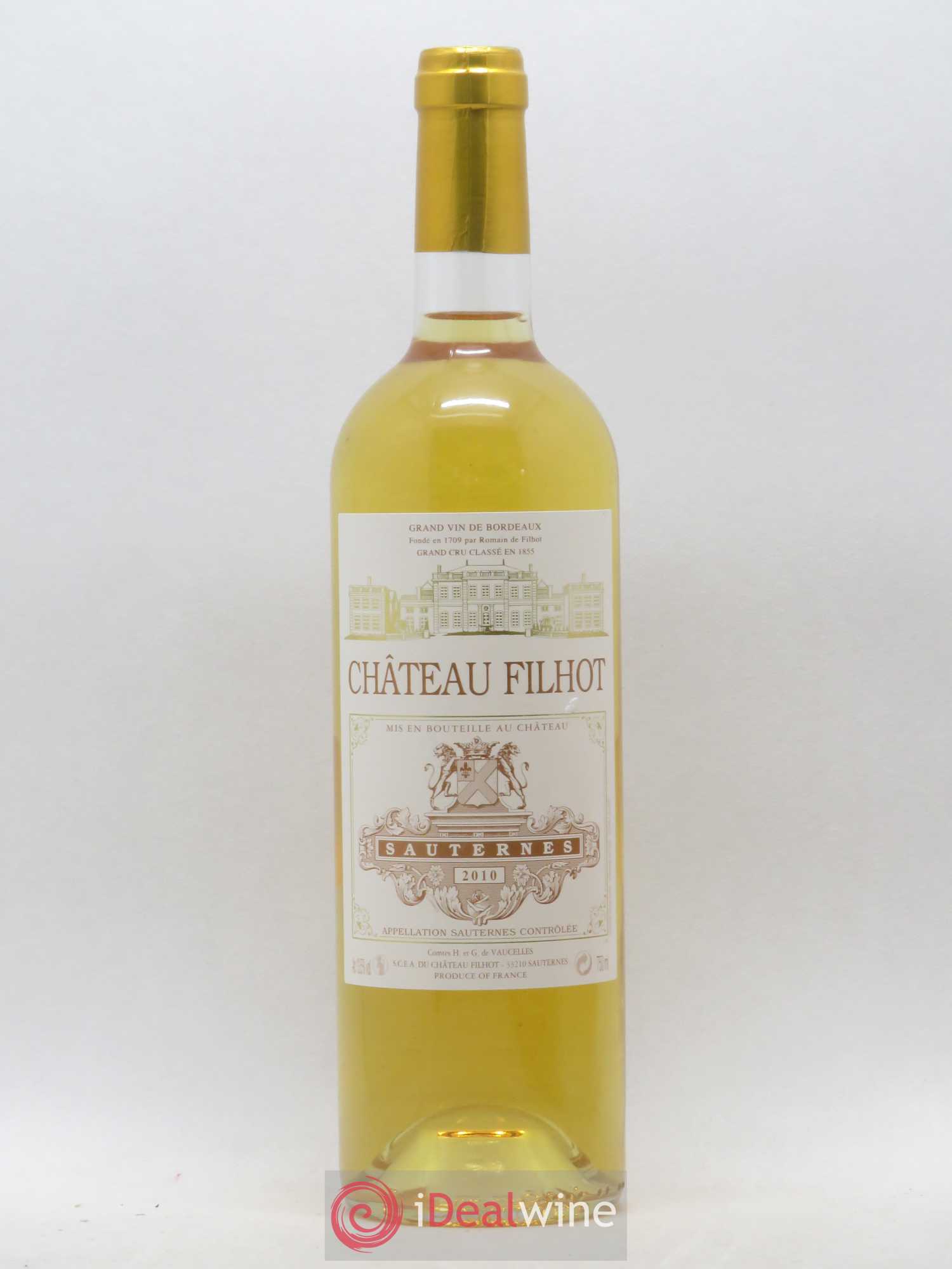 Château Filhot 2ème Grand Cru Classé 2010 - Lotto di 1 bottiglia - 0