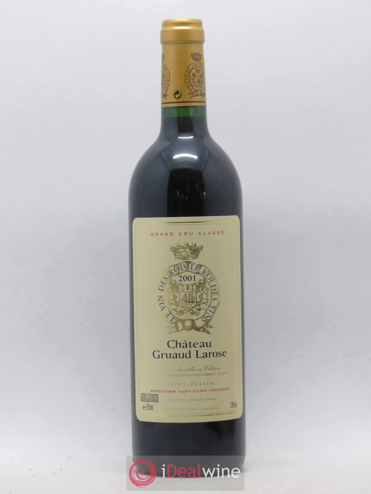 Château Gruaud Larose 2ème Grand Cru Classé 2001 - Lot de 1 bouteille - 0