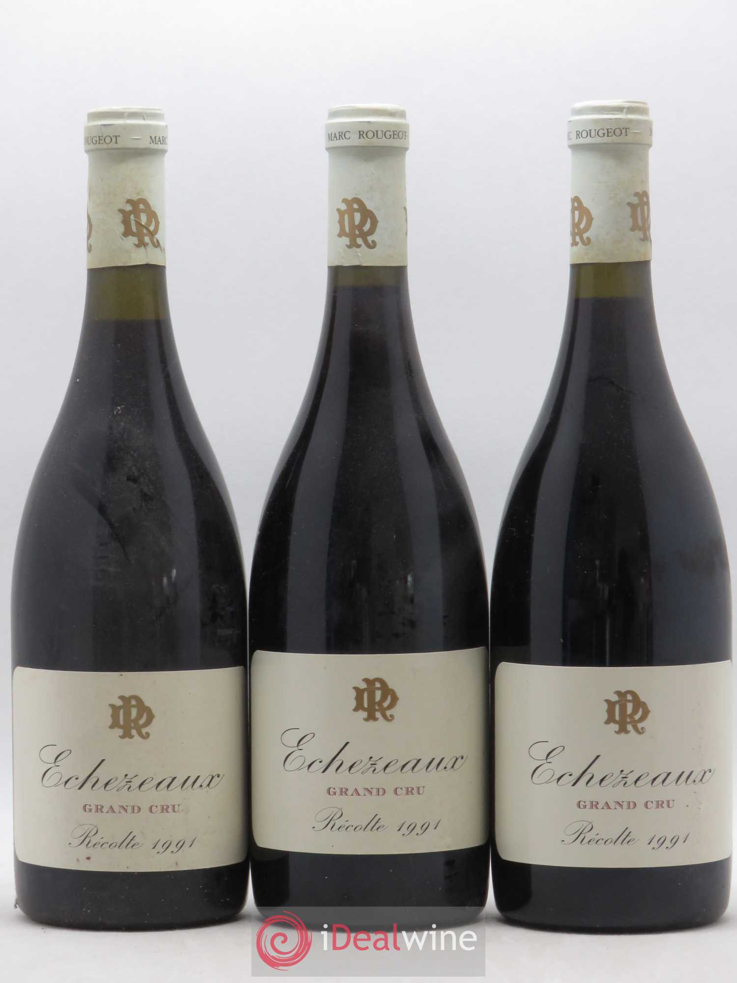 Echezeaux Grand Cru Marc Rougeot-Dupin 1991 - Lot de 3 bouteilles - 0