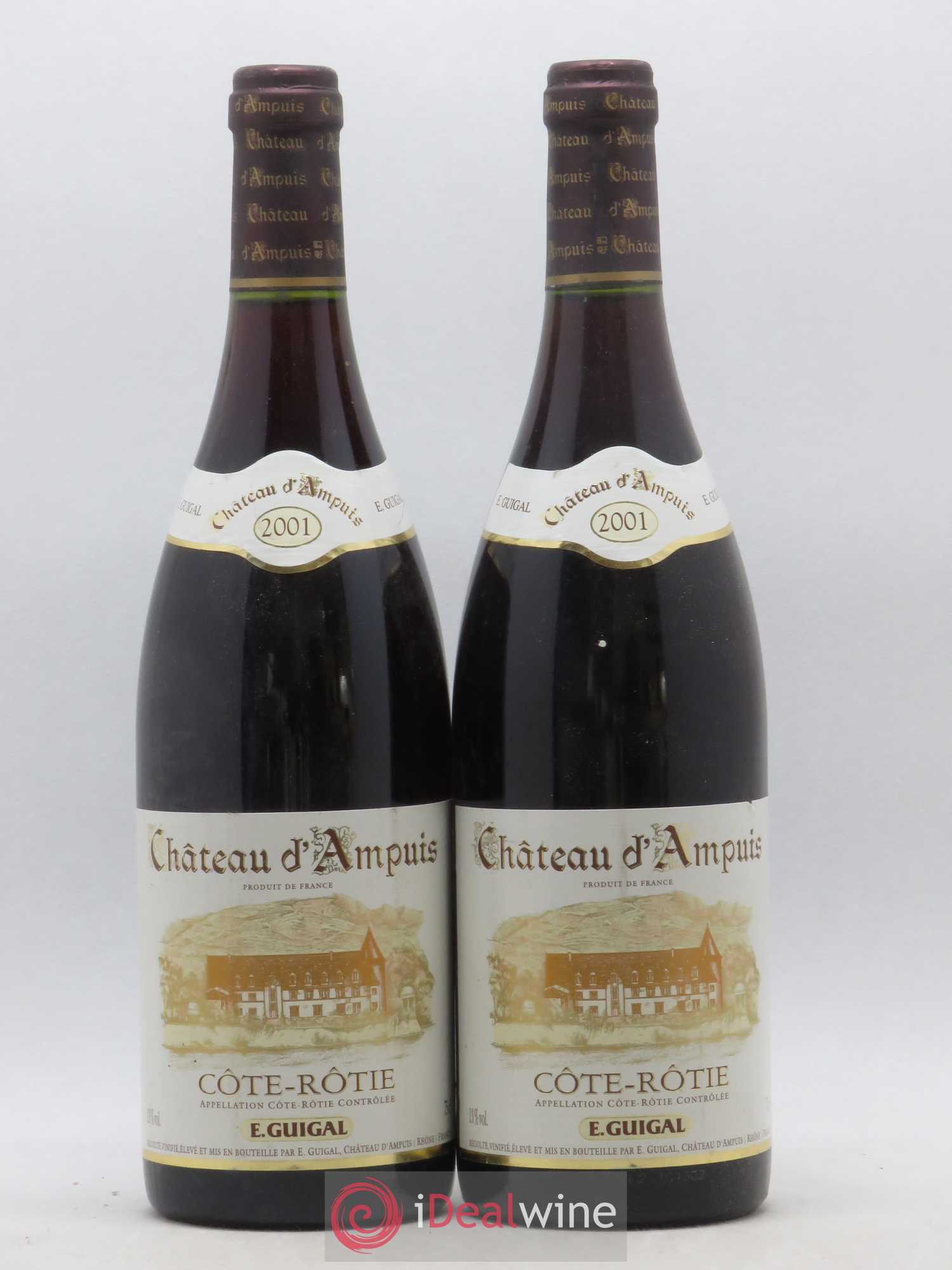 Côte-Rôtie Château d'Ampuis Guigal 2001 - Lot de 2 bouteilles - 0