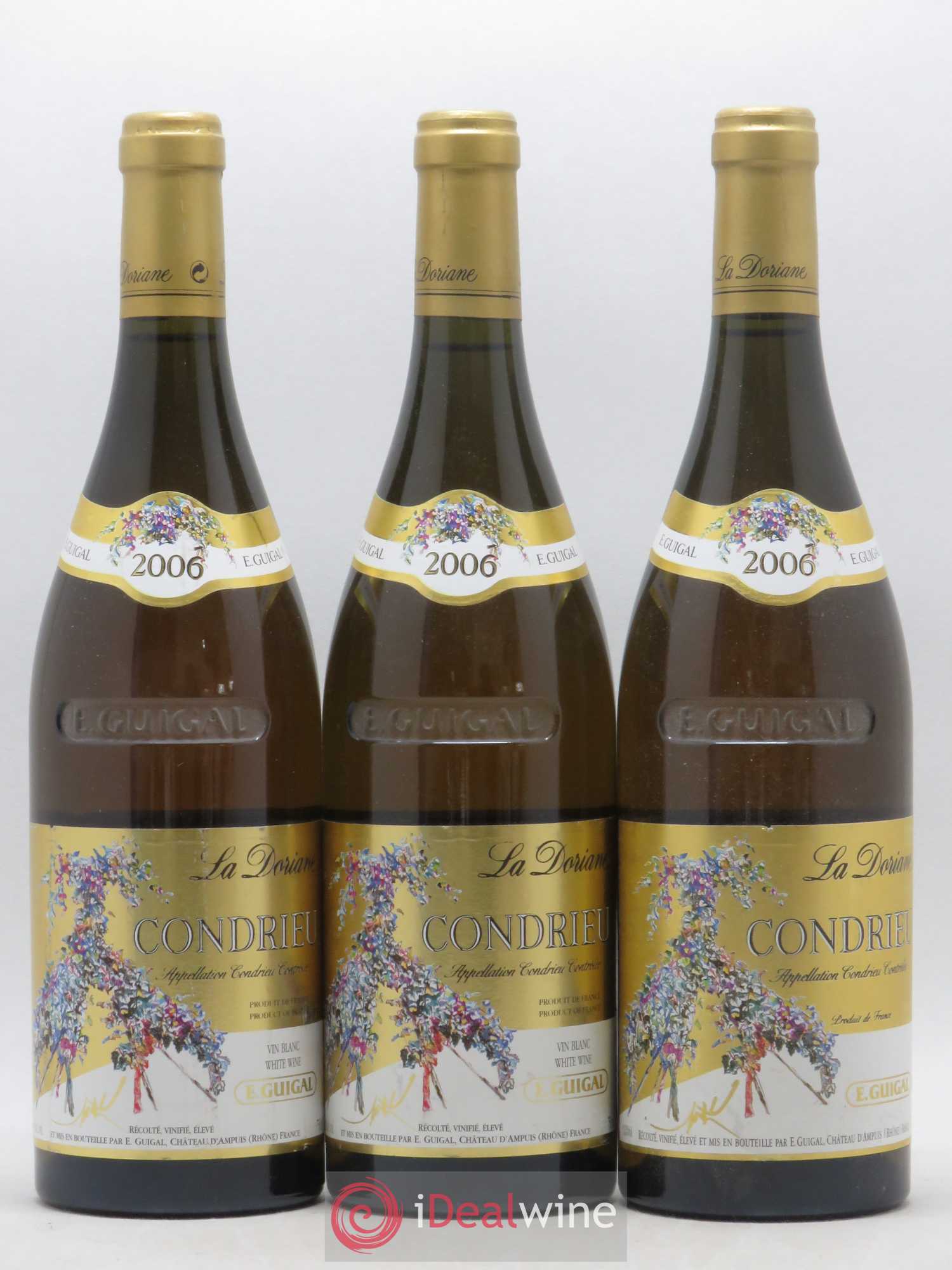 Condrieu La Doriane Guigal 2006 - Lot de 3 bouteilles - 0