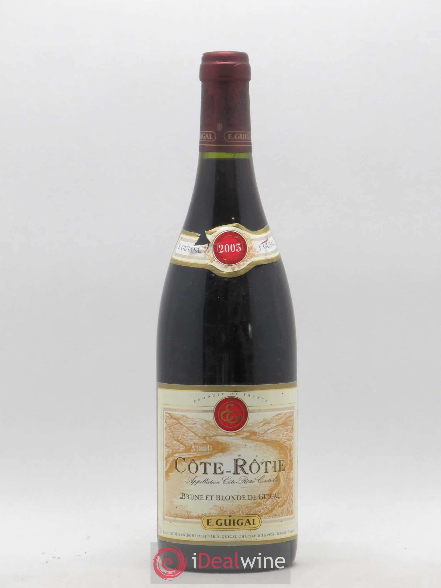 Côte-Rôtie Côtes Brune et Blonde Guigal 2003 - Lot de 1 bouteille - 0