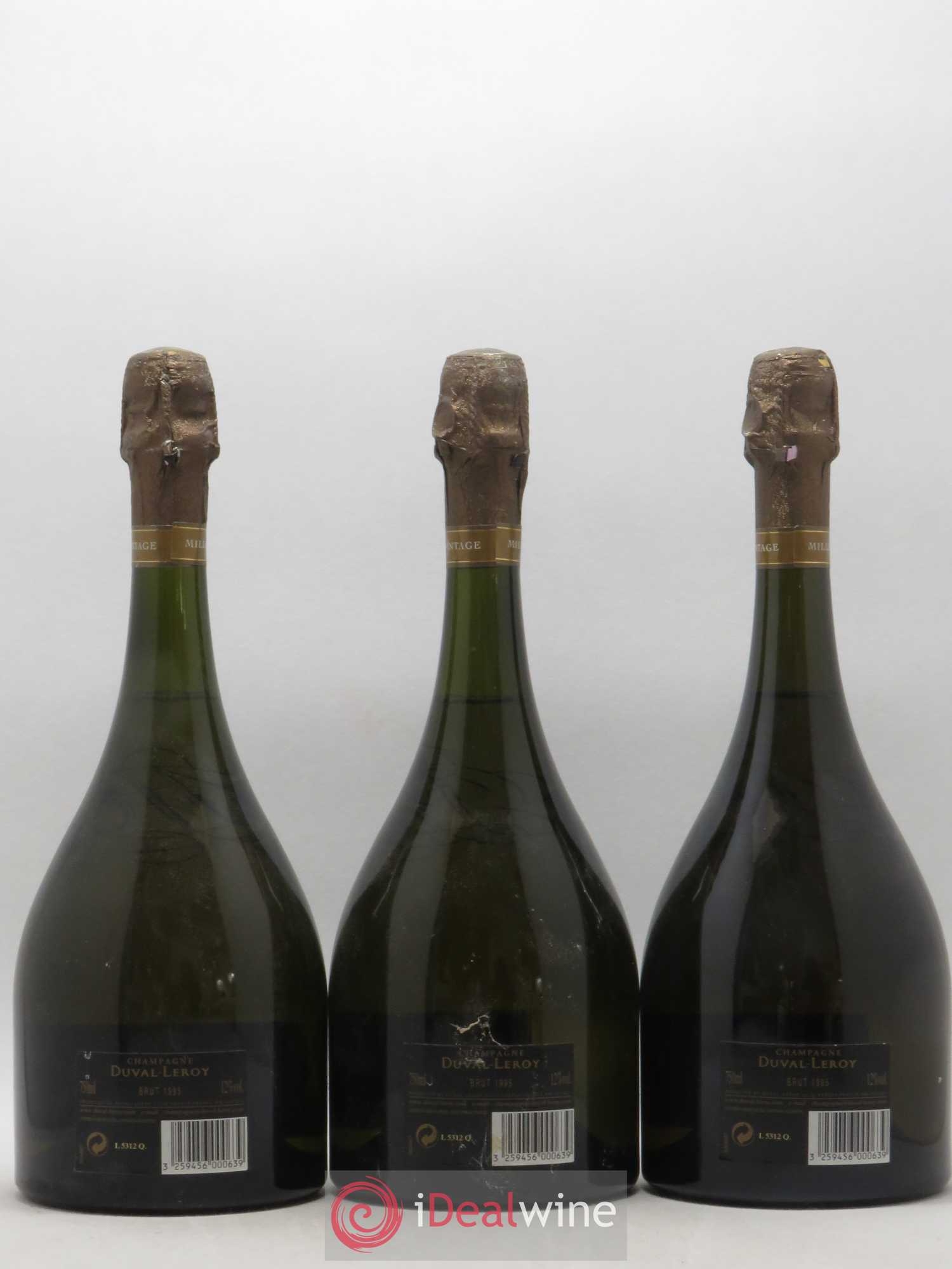 Femme de Champagne Duval-Leroy 1995 - Lot de 3 bouteilles - 1