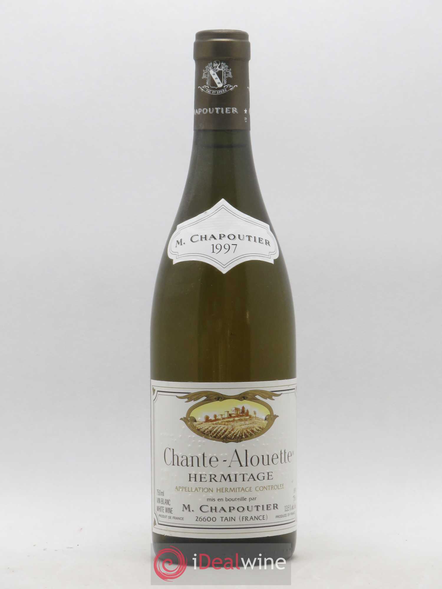 Hermitage Chante Alouette Chapoutier 1997 - Lot de 1 bouteille - 0