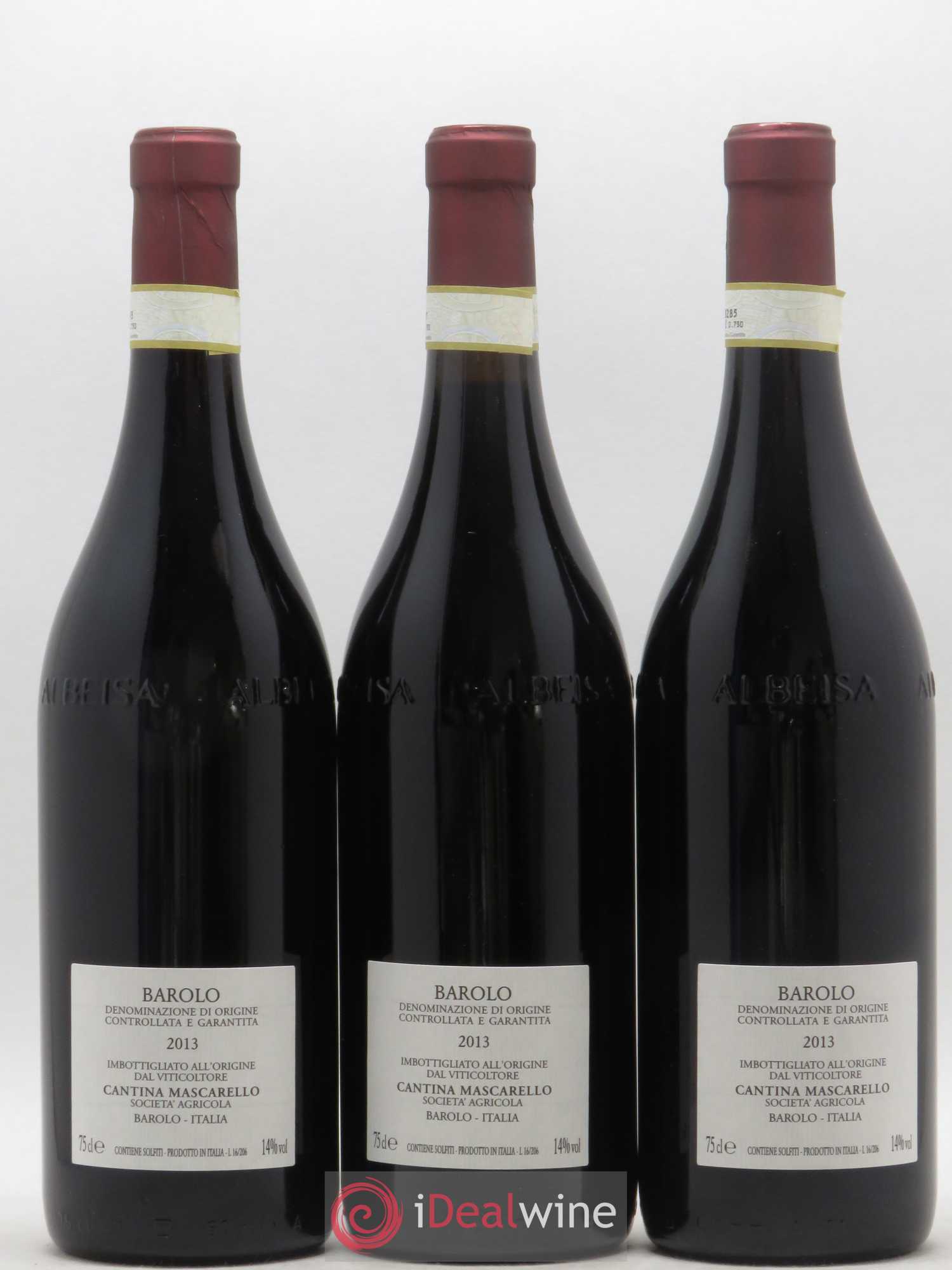 Barolo DOCG Bartolo Mascarello 2013 - Lot de 3 bouteilles - 1