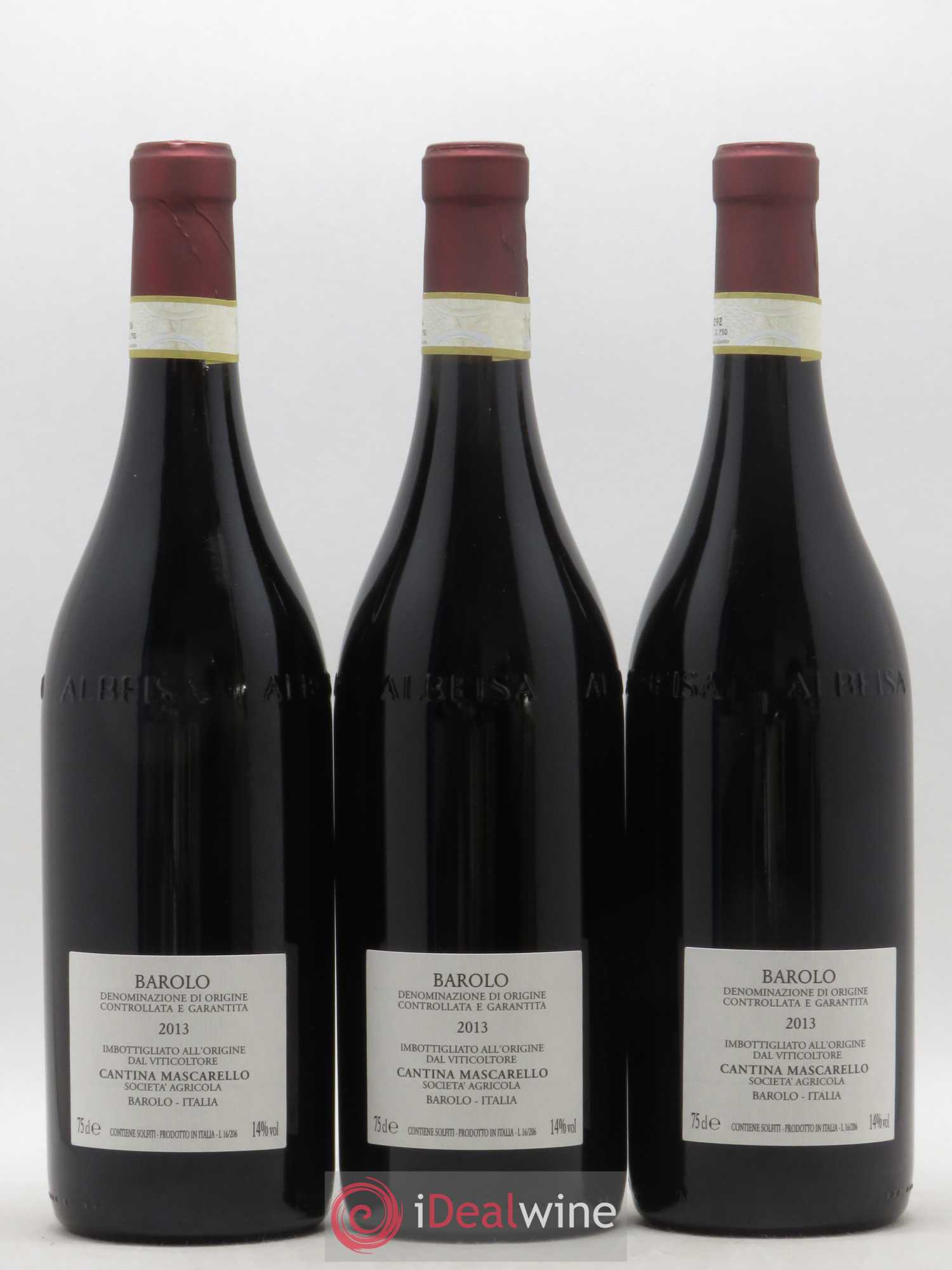 Barolo DOCG Bartolo Mascarello 2013 - Lot de 3 bouteilles - 1