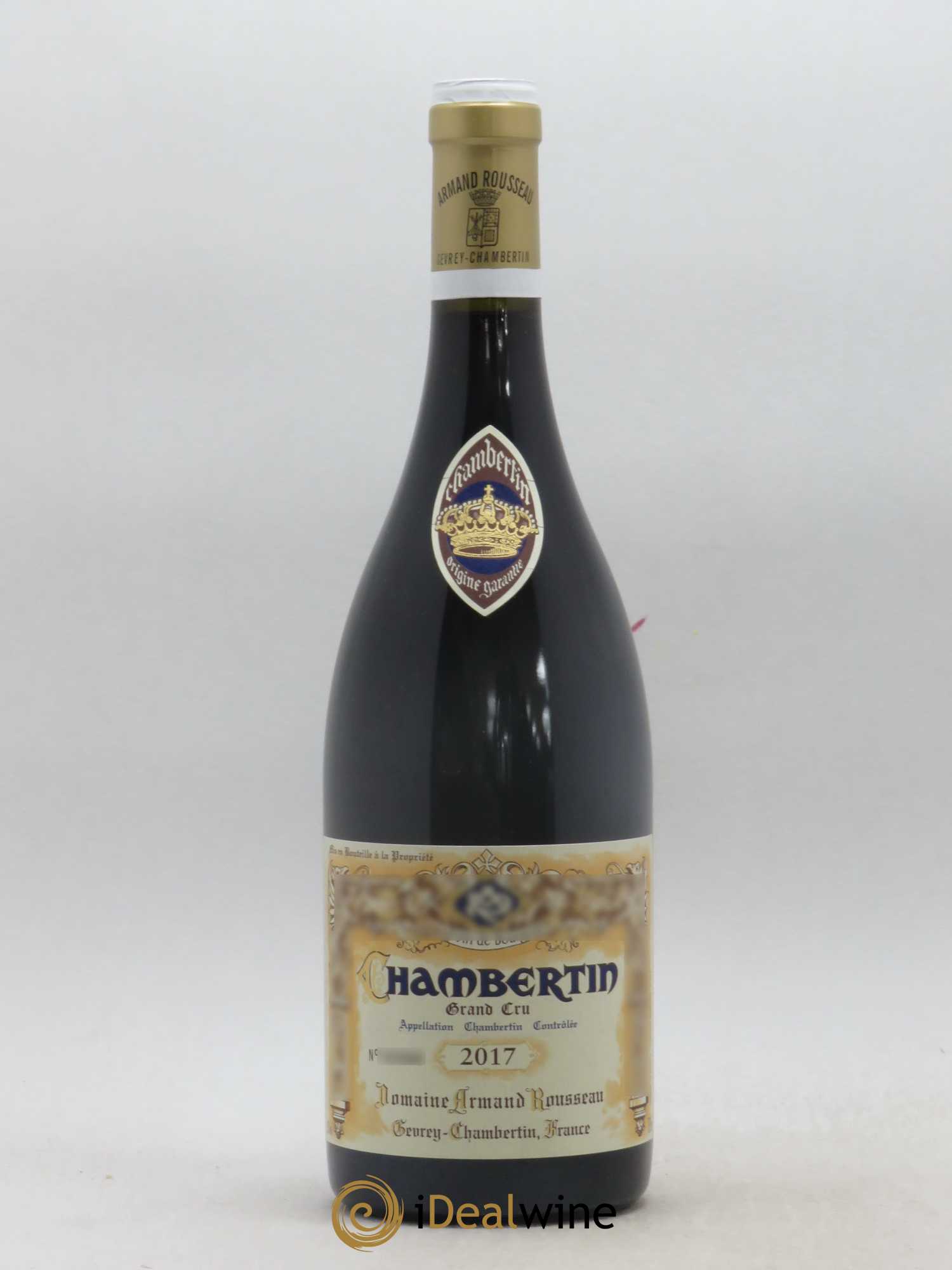 Chambertin Grand Cru Armand Rousseau (Domaine) 2017 - Lot de 1 bouteille - 0