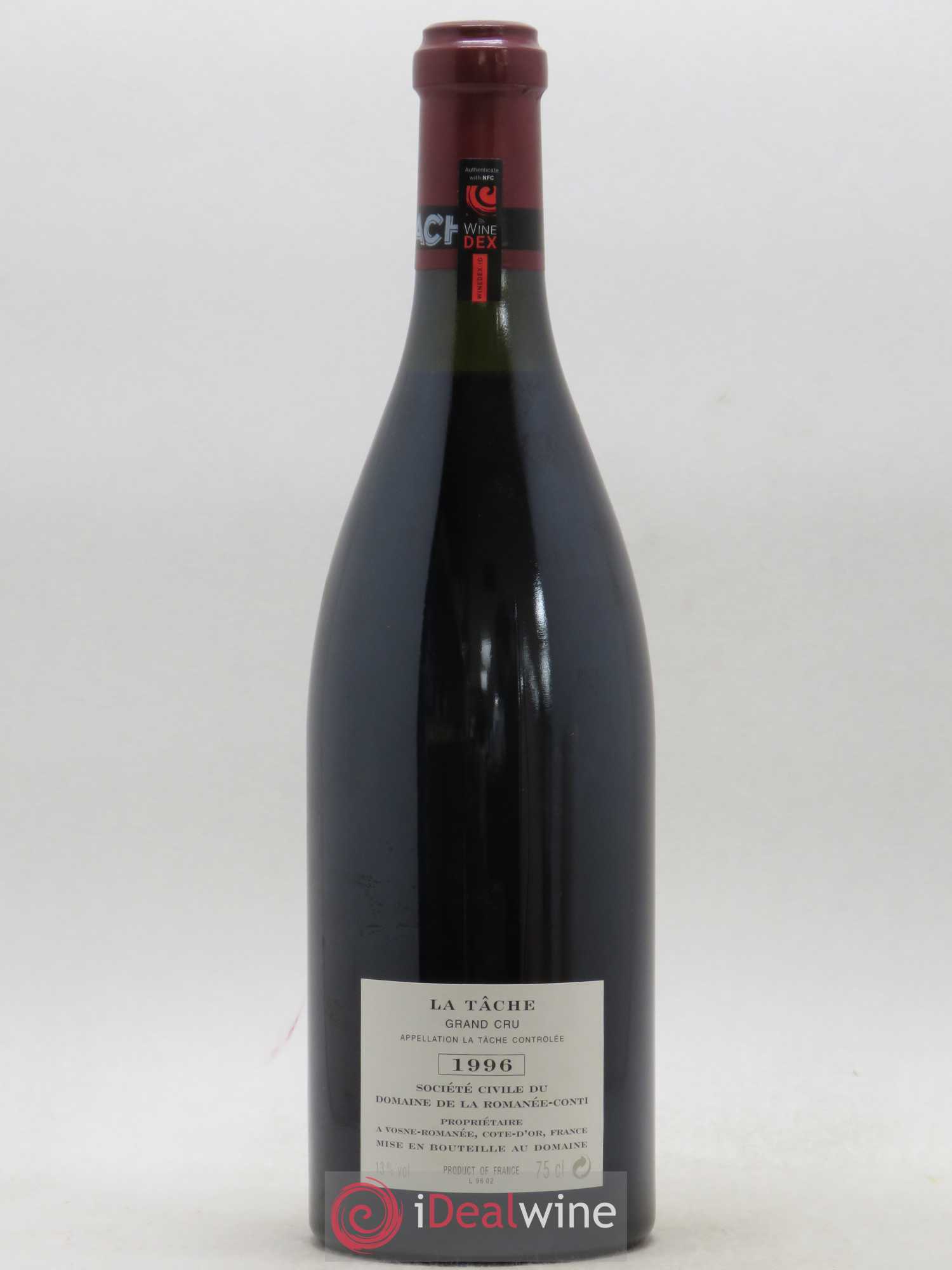 La Tâche Grand Cru Domaine de la Romanée-Conti 1996 - Lot de 1 bouteille - 1