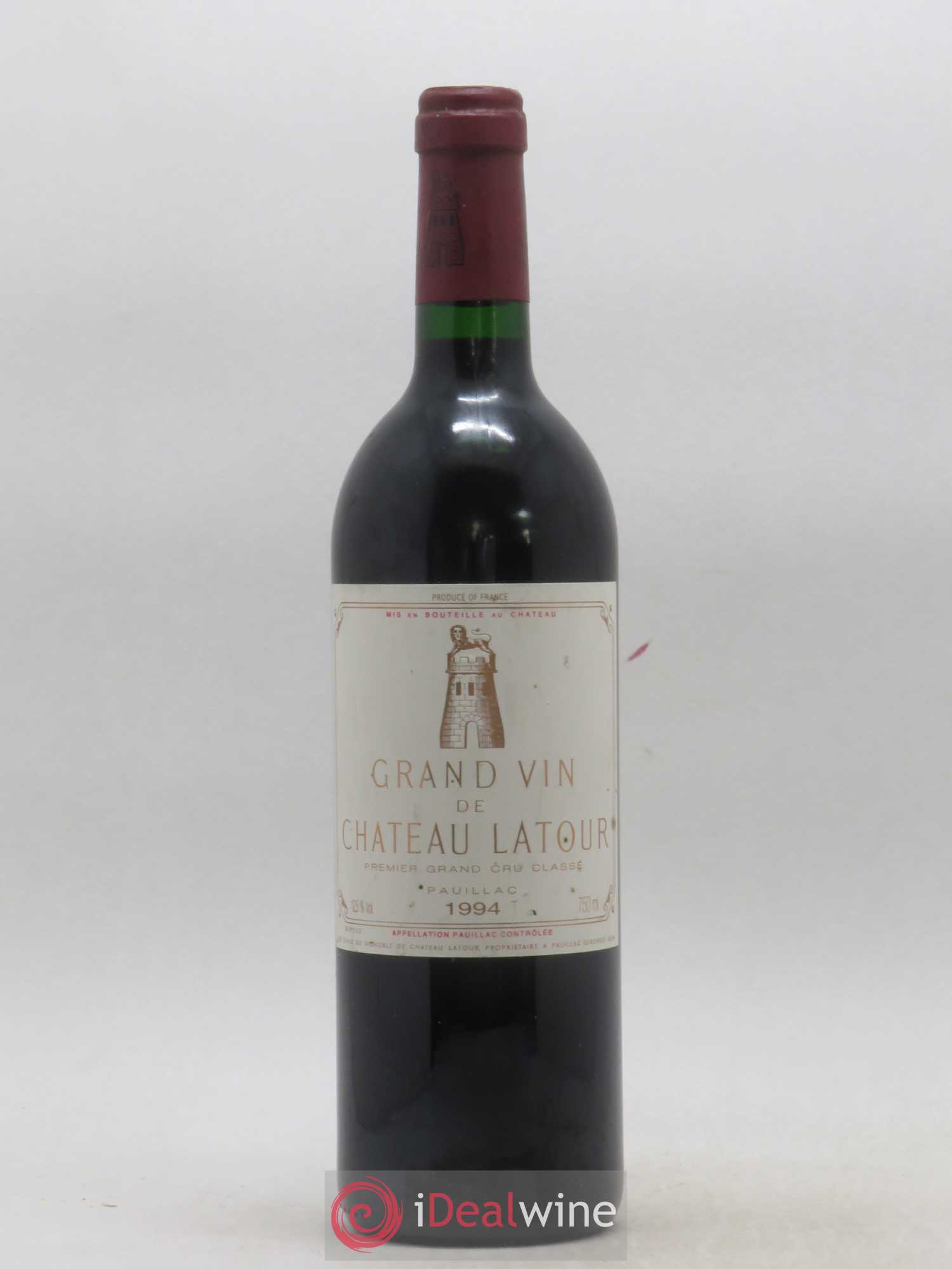 Château Latour 1er Grand Cru Classé 1994 - Lot de 1 bouteille - 0