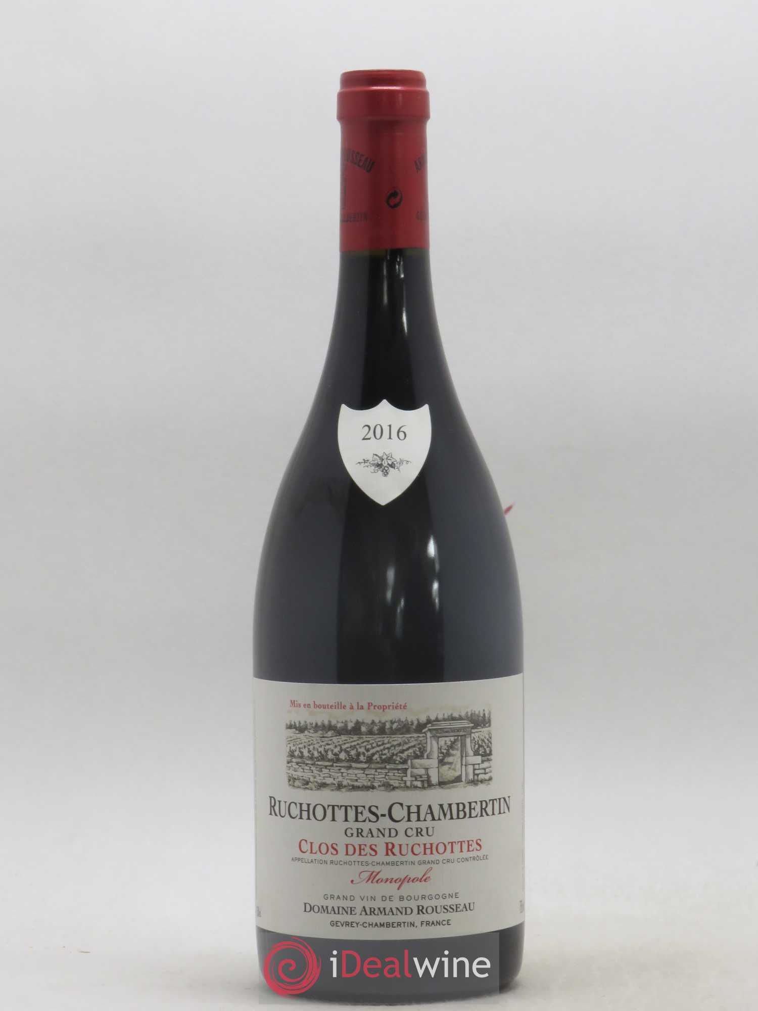 Ruchottes-Chambertin Grand Cru Clos des Ruchottes Armand Rousseau (Domaine) 2016 - Posten von 1 Flasche - 0
