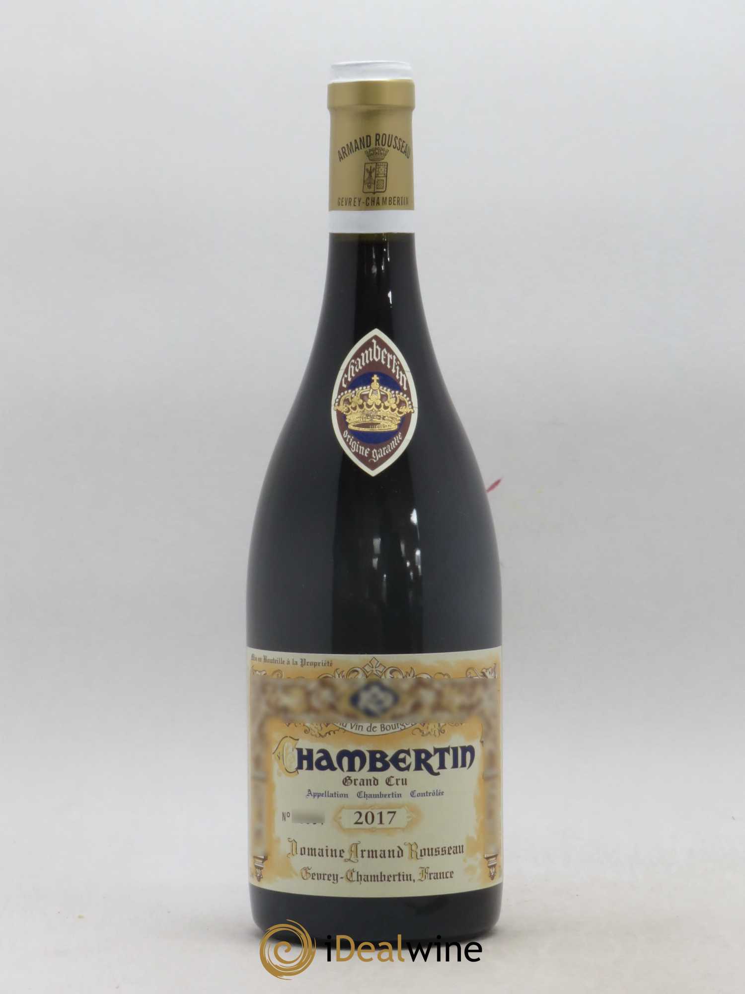 Chambertin Grand Cru Armand Rousseau (Domaine) 2017 - Lot de 1 bouteille - 0