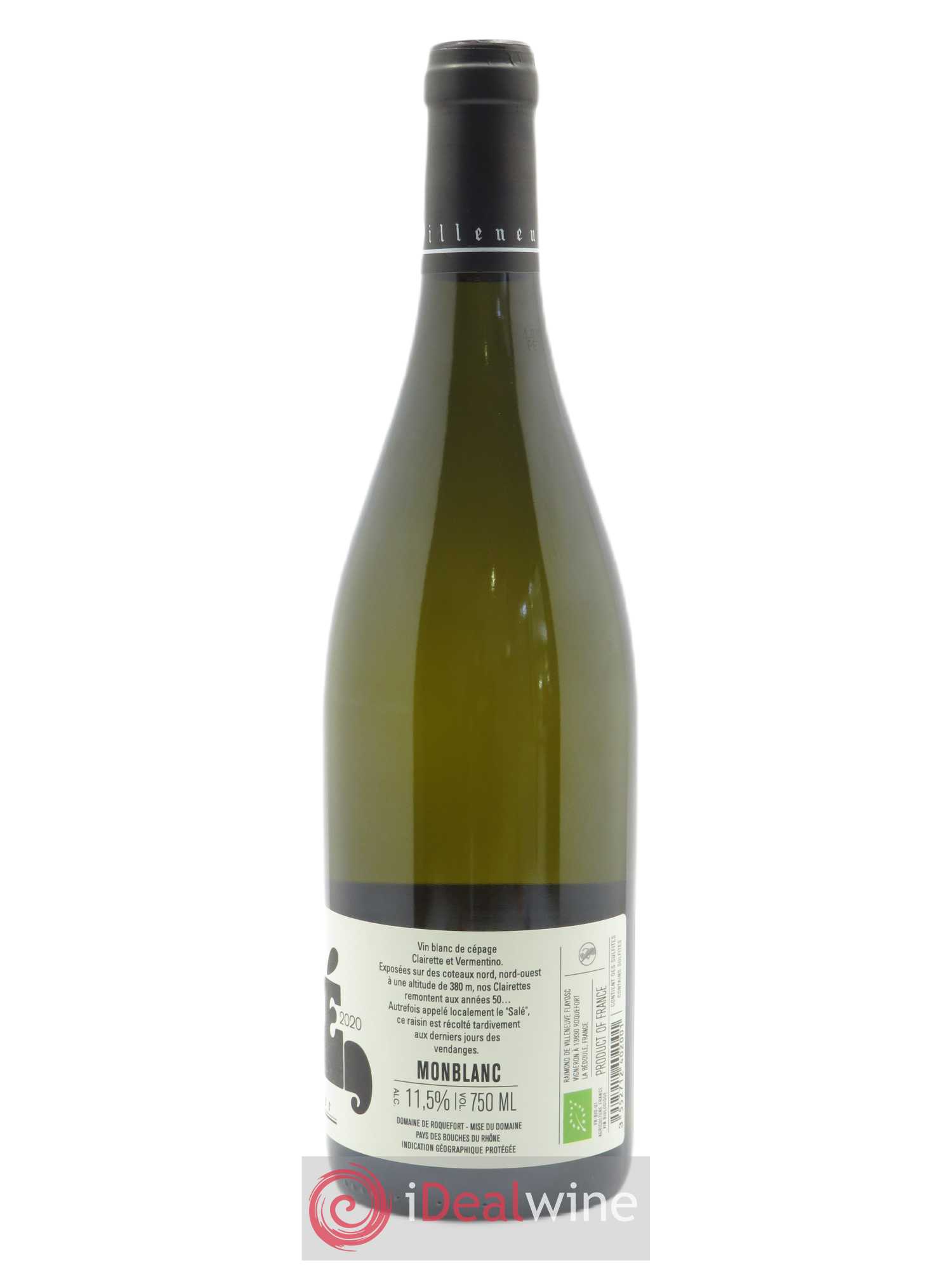 Bouches du Rhône Château de Roquefort Petit Salé 2020 - Lot de 1 bouteille - 1