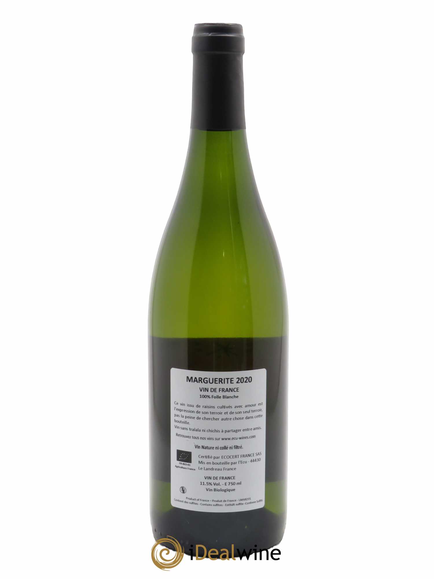 Vin de France Marguerite Domaine de L'Ecu 2020 - Lot of 1 bottle - 1
