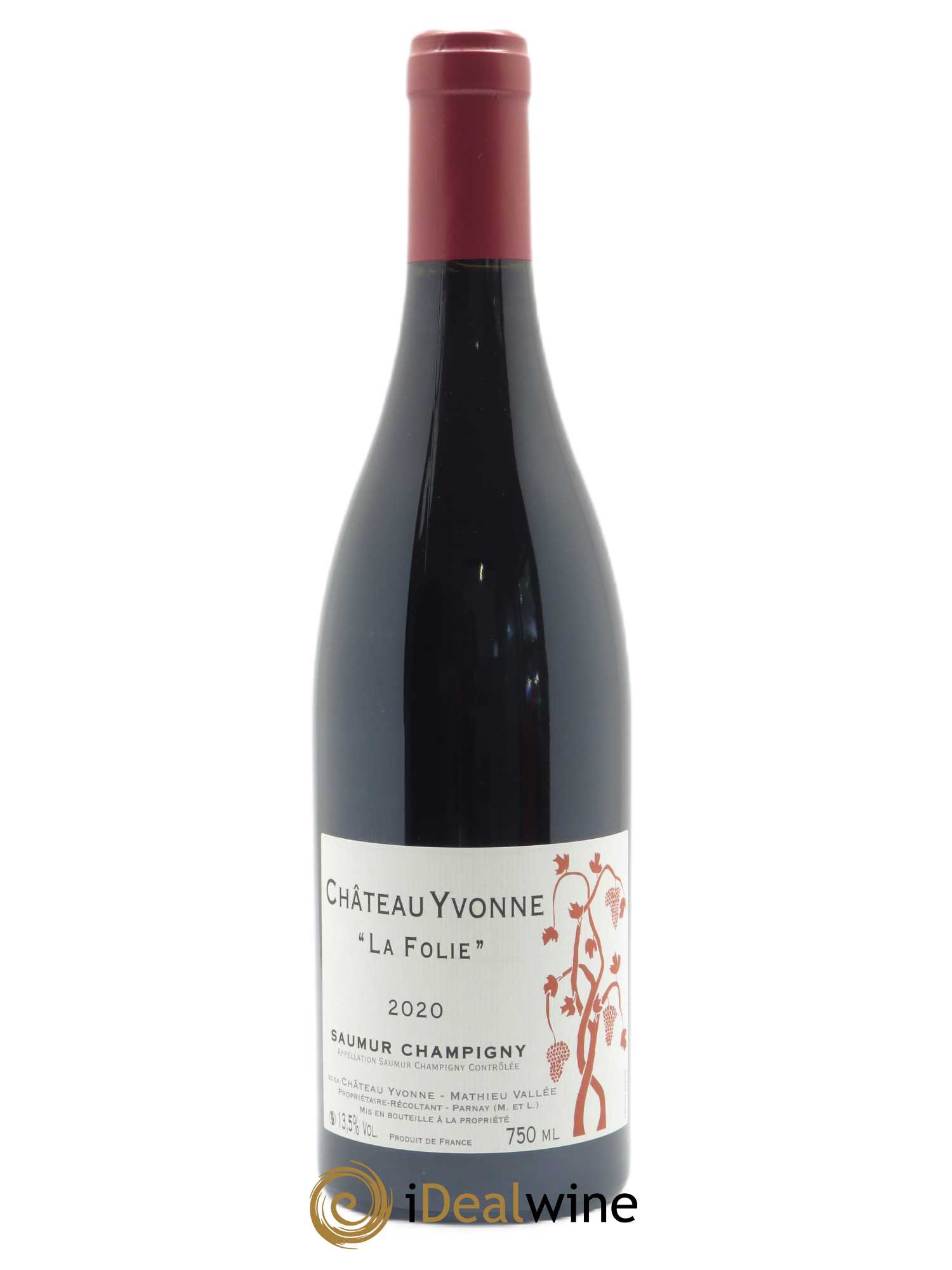 Saumur-Champigny La Folie Château Yvonne 2020 - Lot de 1 bouteille - 0