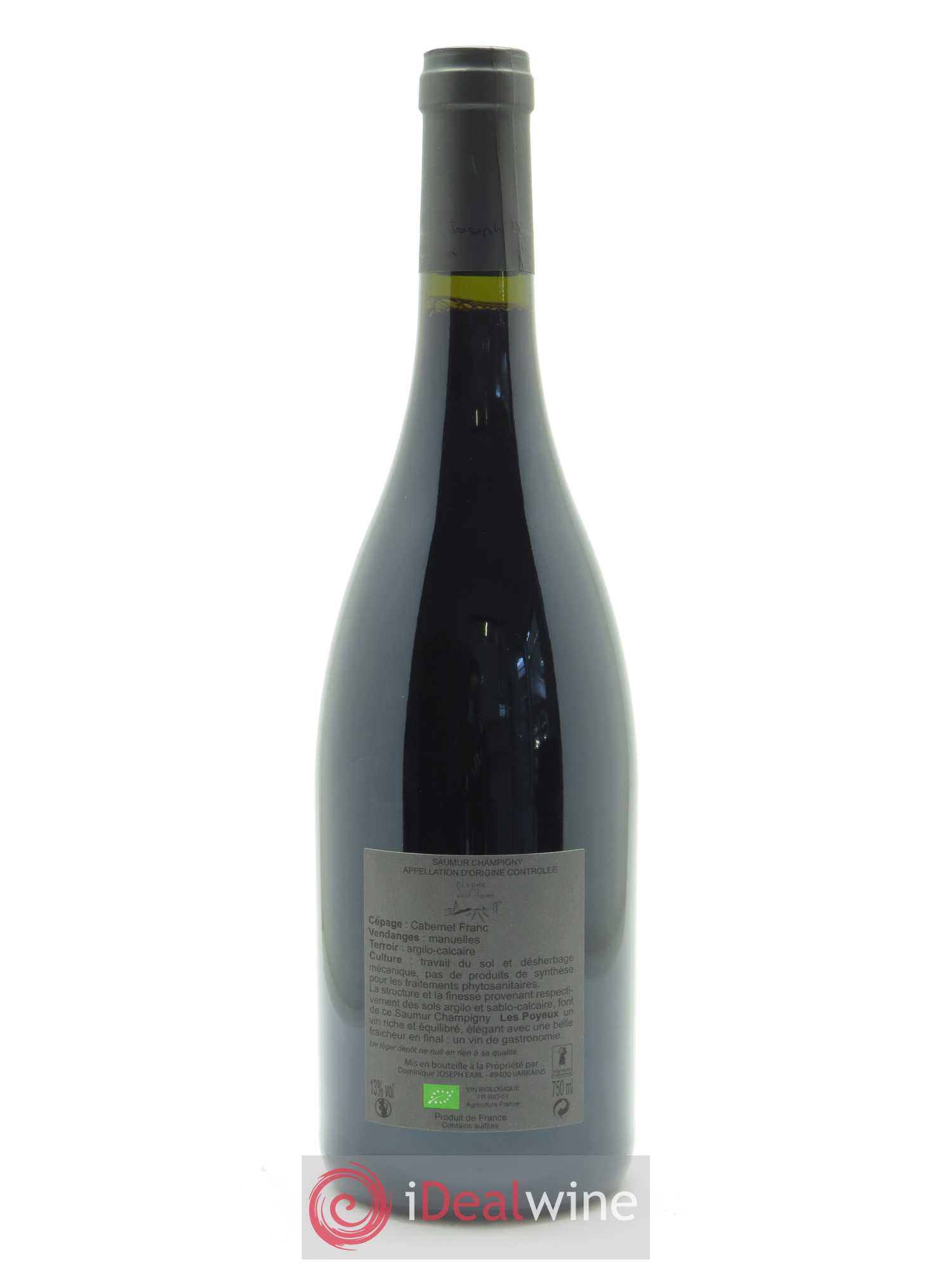 Saumur-Champigny Les Poyeux Le Petit Saint-Vincent 2017 - Lot de 1 bouteille - 1
