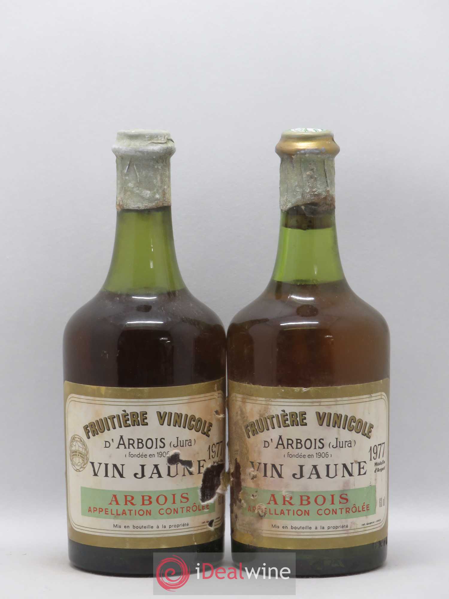 Arbois Vin Jaune Fruitière Vinicole du Jura 1977 - Posten von 2 Flaschen - 0
