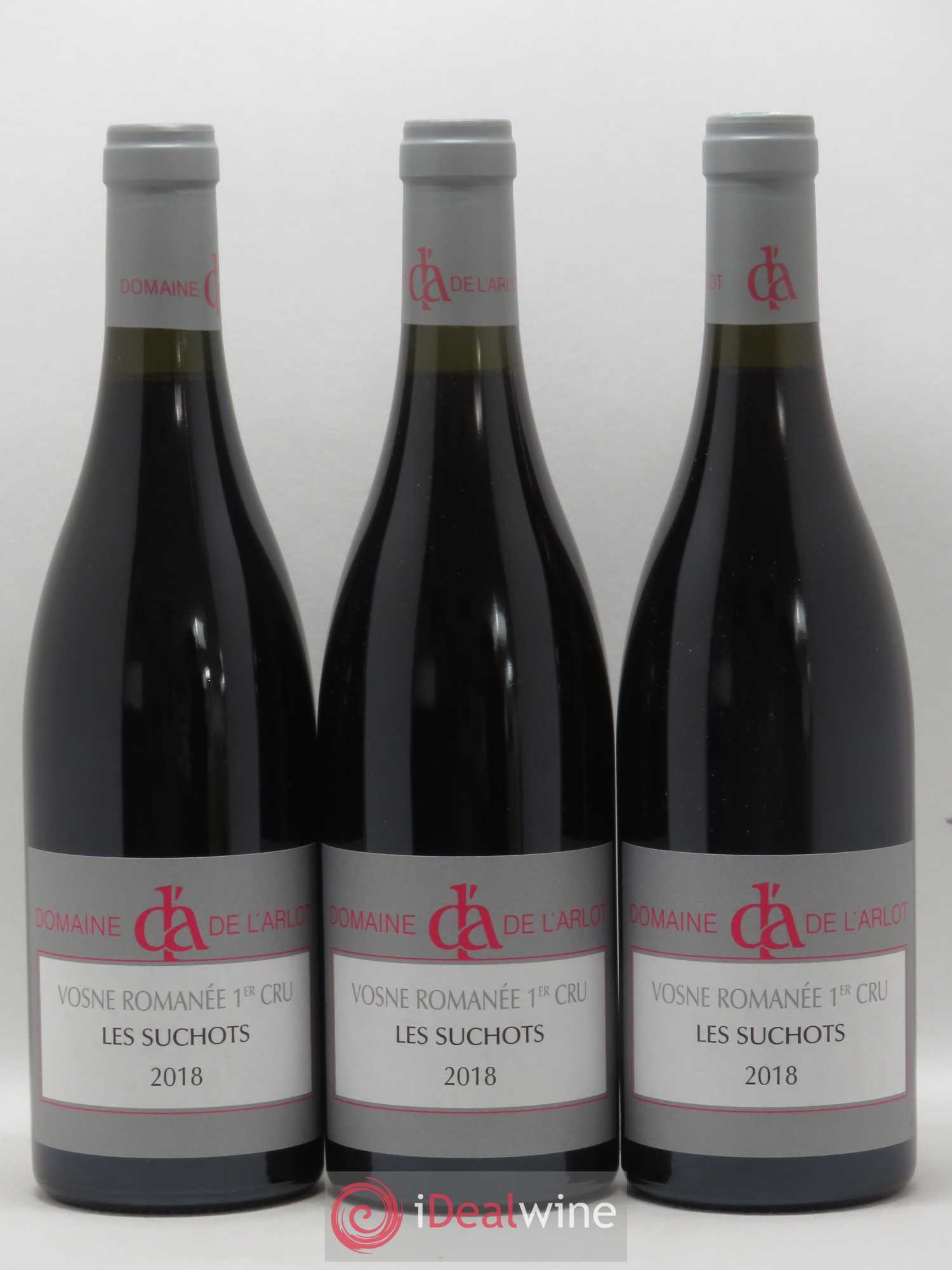Vosne-Romanée 1er Cru Les Suchots Domaine de l'Arlot 2018 - Lotto di 3 bottiglie - 0