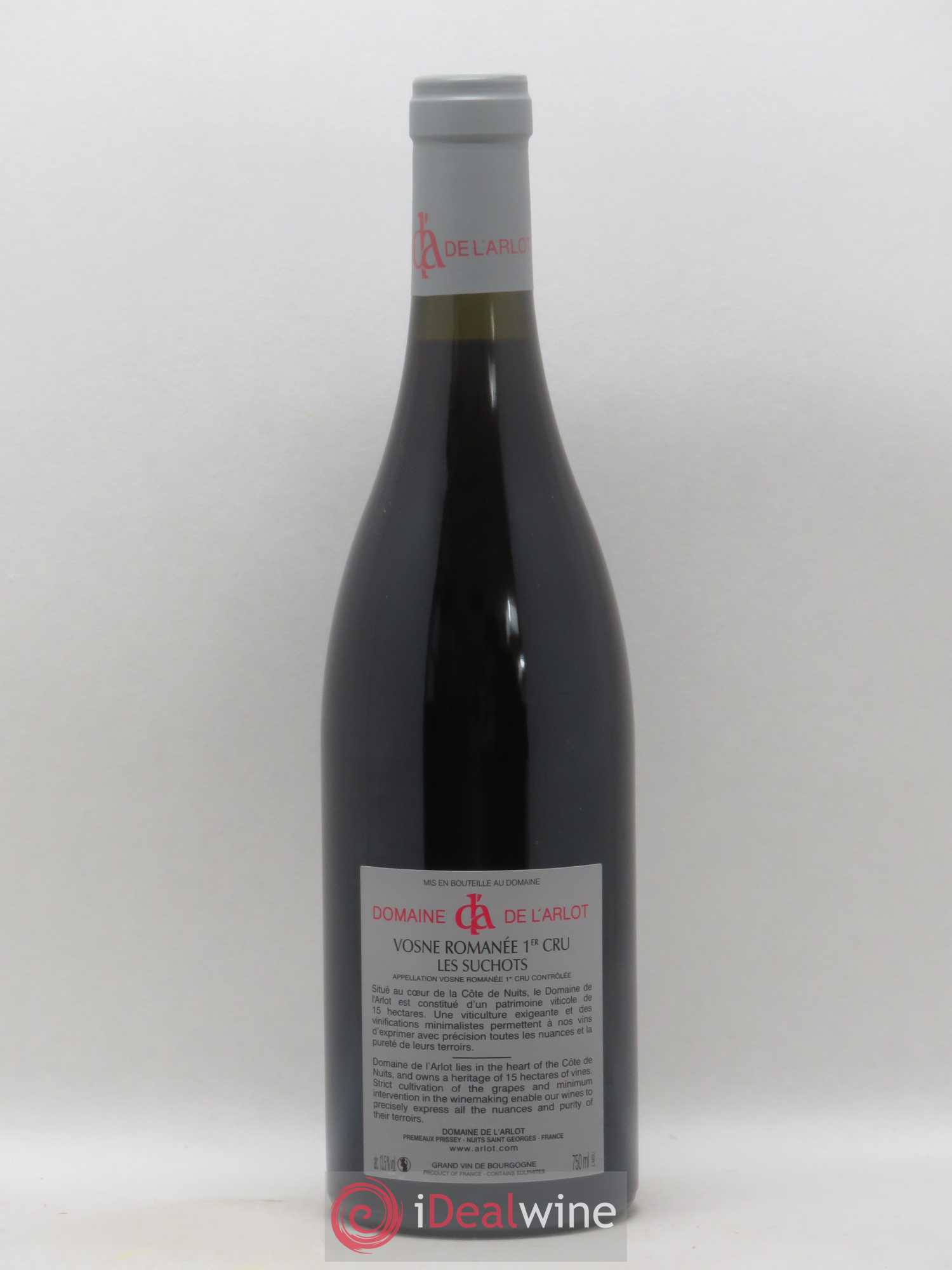 Vosne-Romanée 1er Cru Les Suchots Domaine de l'Arlot 2016 - Lot de 1 bouteille - 1