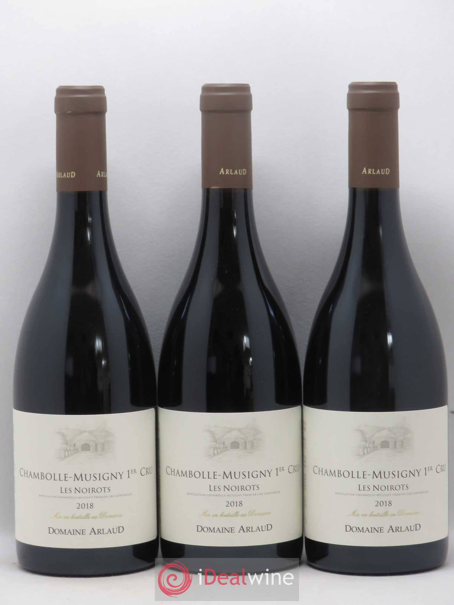 Chambolle-Musigny 1er Cru Les Noirots Arlaud 2018 - Lot de 3 bouteilles - 0