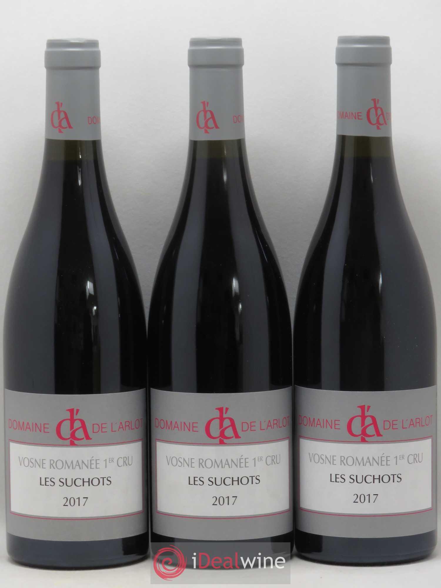 Vosne-Romanée 1er Cru Les Suchots Domaine de l'Arlot 2017 - Lot de 3 bouteilles - 0