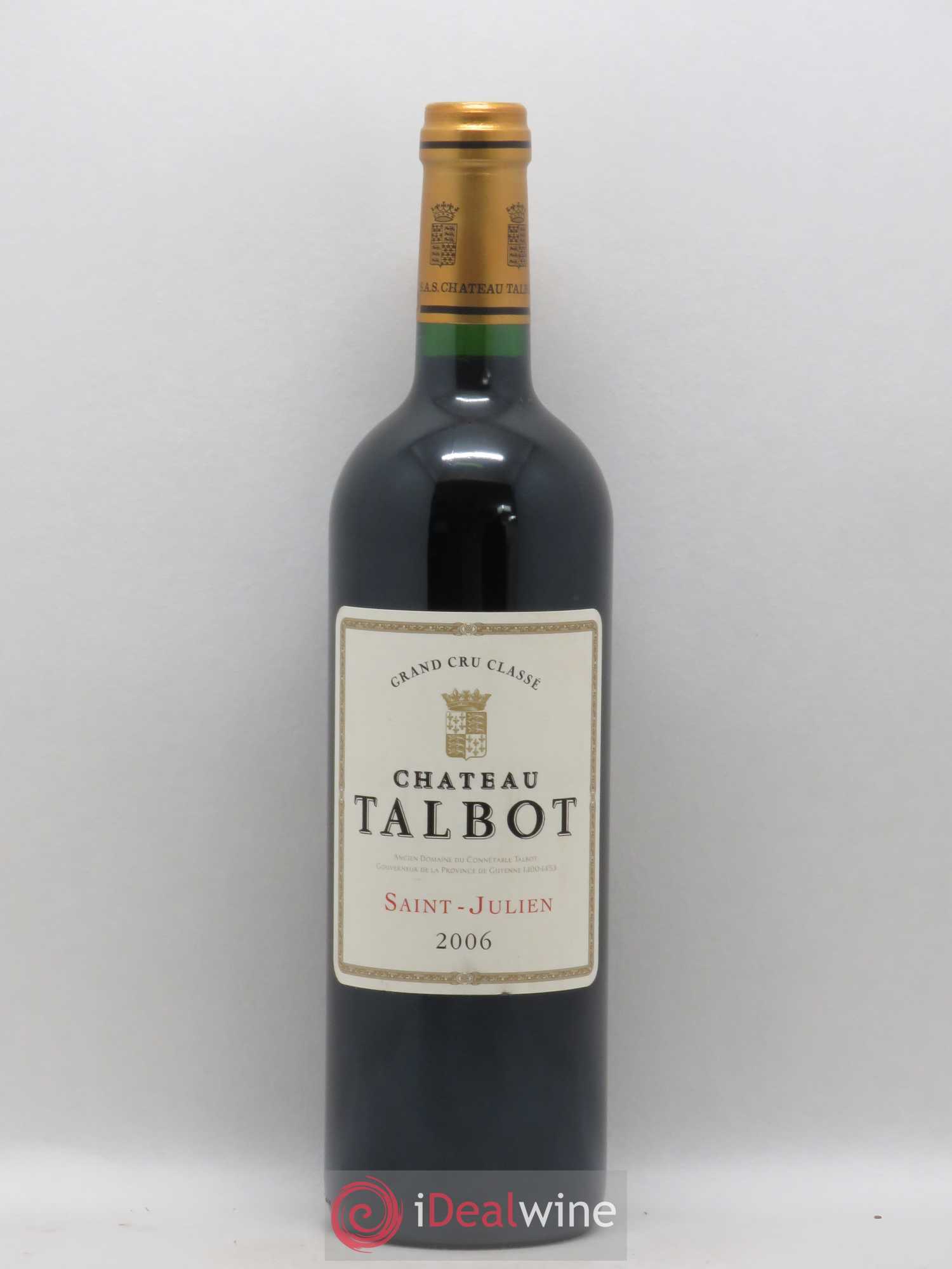 Château Talbot 4ème Grand Cru Classé 2006 - Lot de 1 bouteille - 0