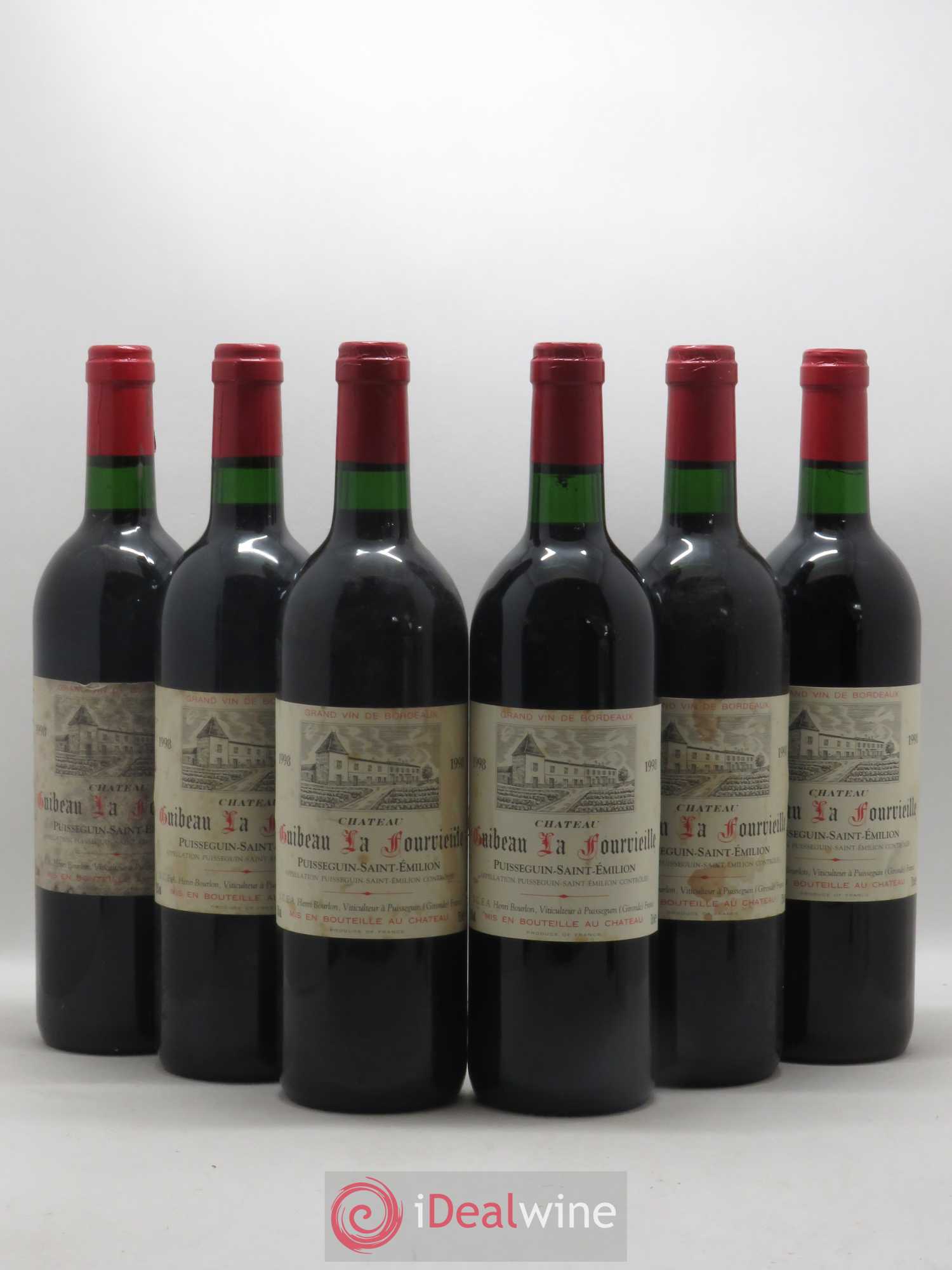 Puisseguin Saint-Émilion 1998 - Posten von 6 Flaschen - 0
