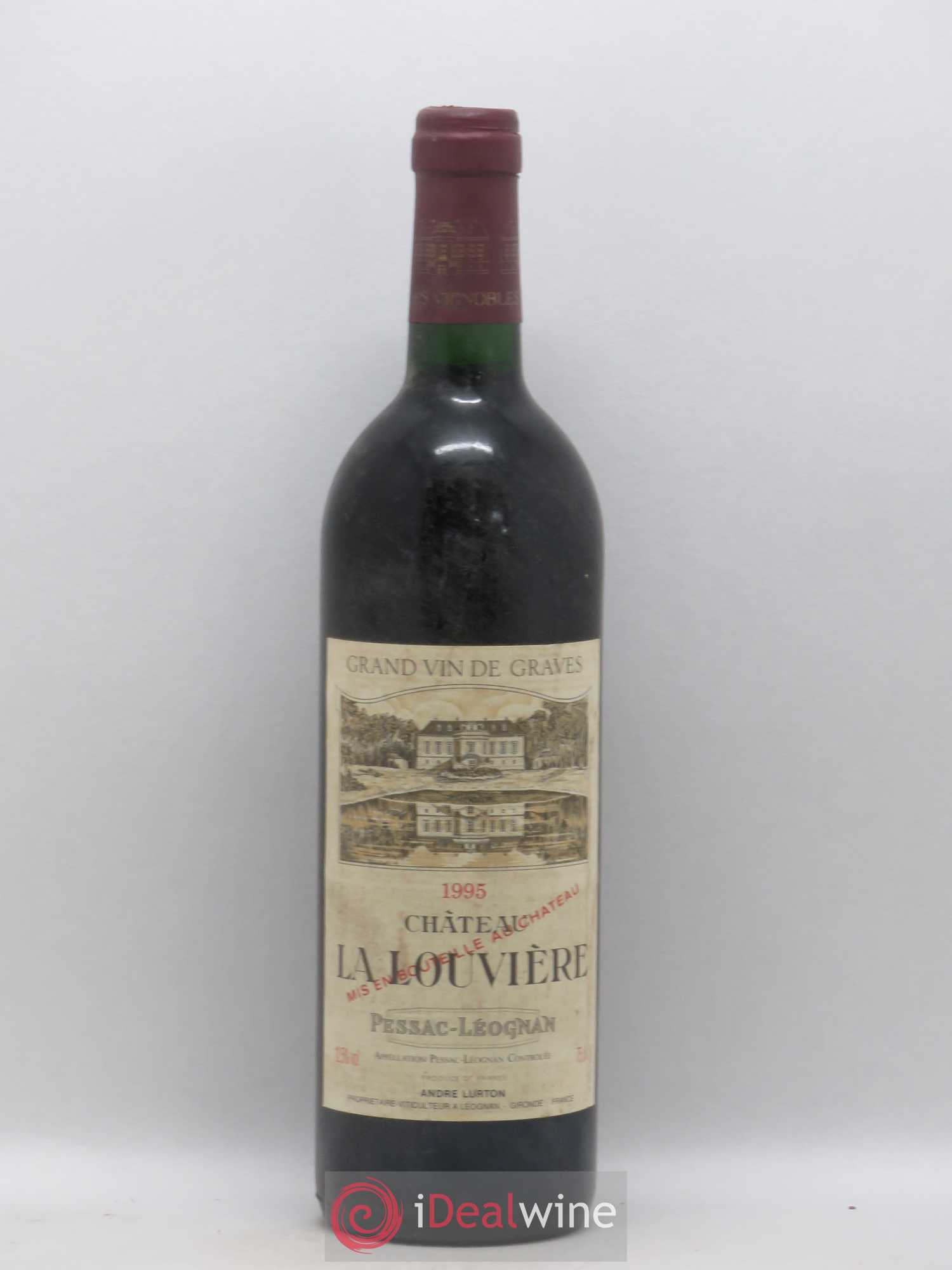 Château la Louvière 1995 - Lot de 1 bouteille - 0