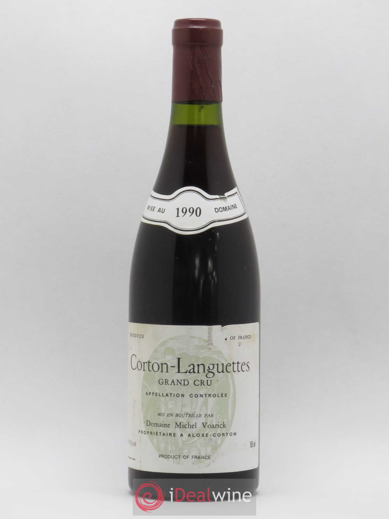 Corton Grand Cru Languette Domaine Michel Voarick 1990 - Posten von 1 Flasche - 0