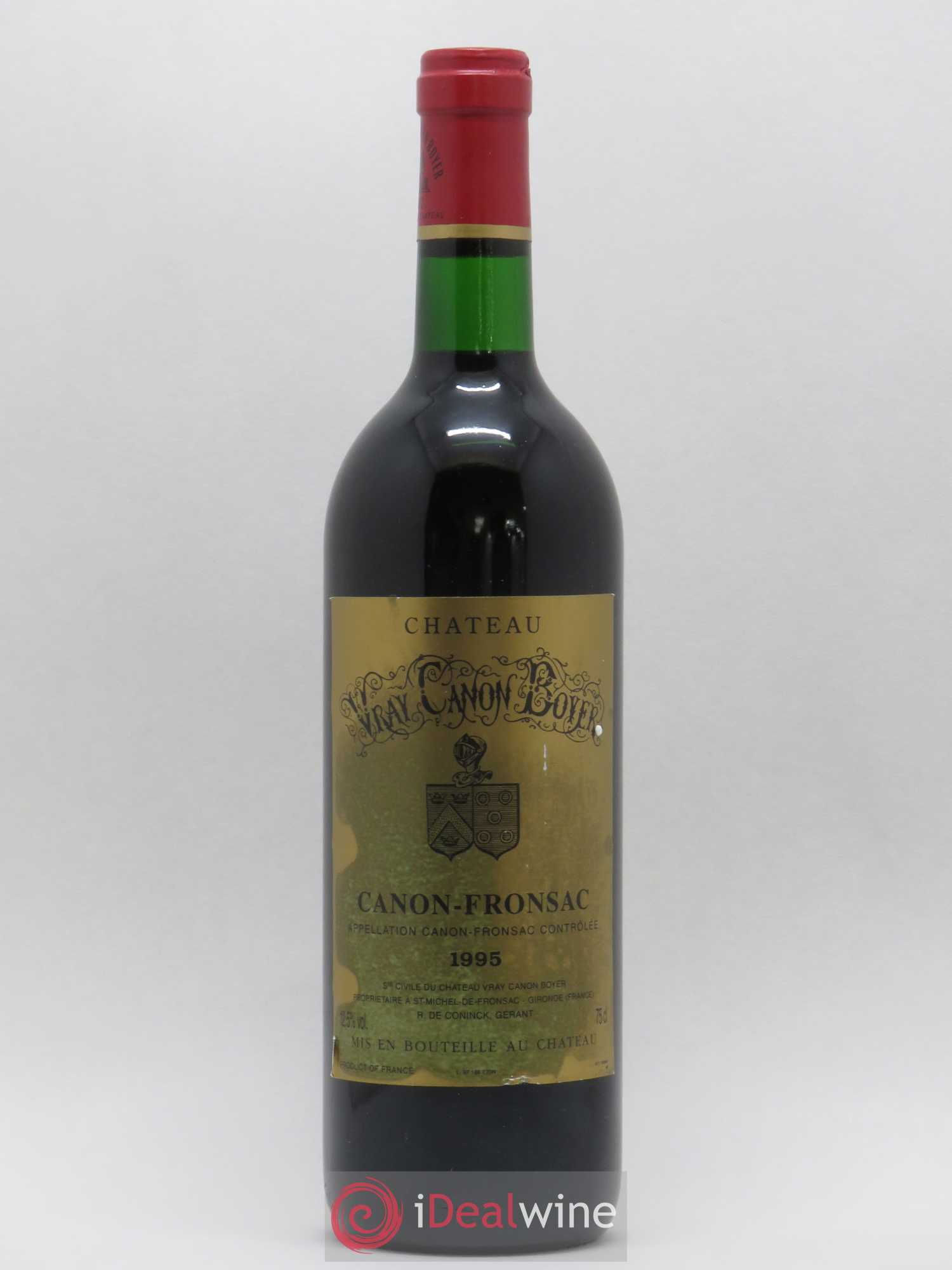 Canon-Fronsac Chateau Vray Canon Boyer 1995 - Posten von 1 Flasche - 0