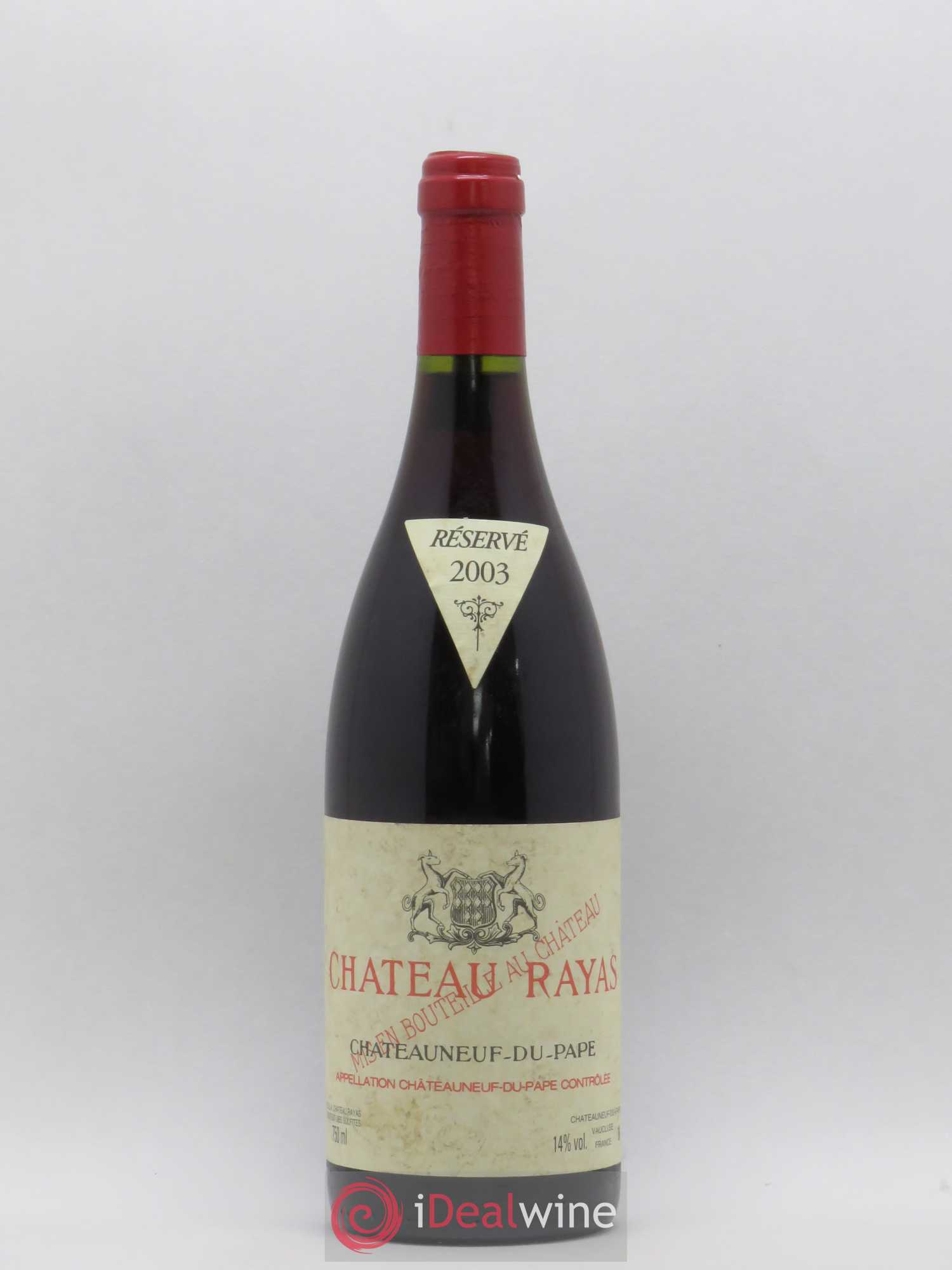 Châteauneuf-du-Pape Château Rayas Emmanuel Reynaud 2003 - Lot de 1 bouteille - 0