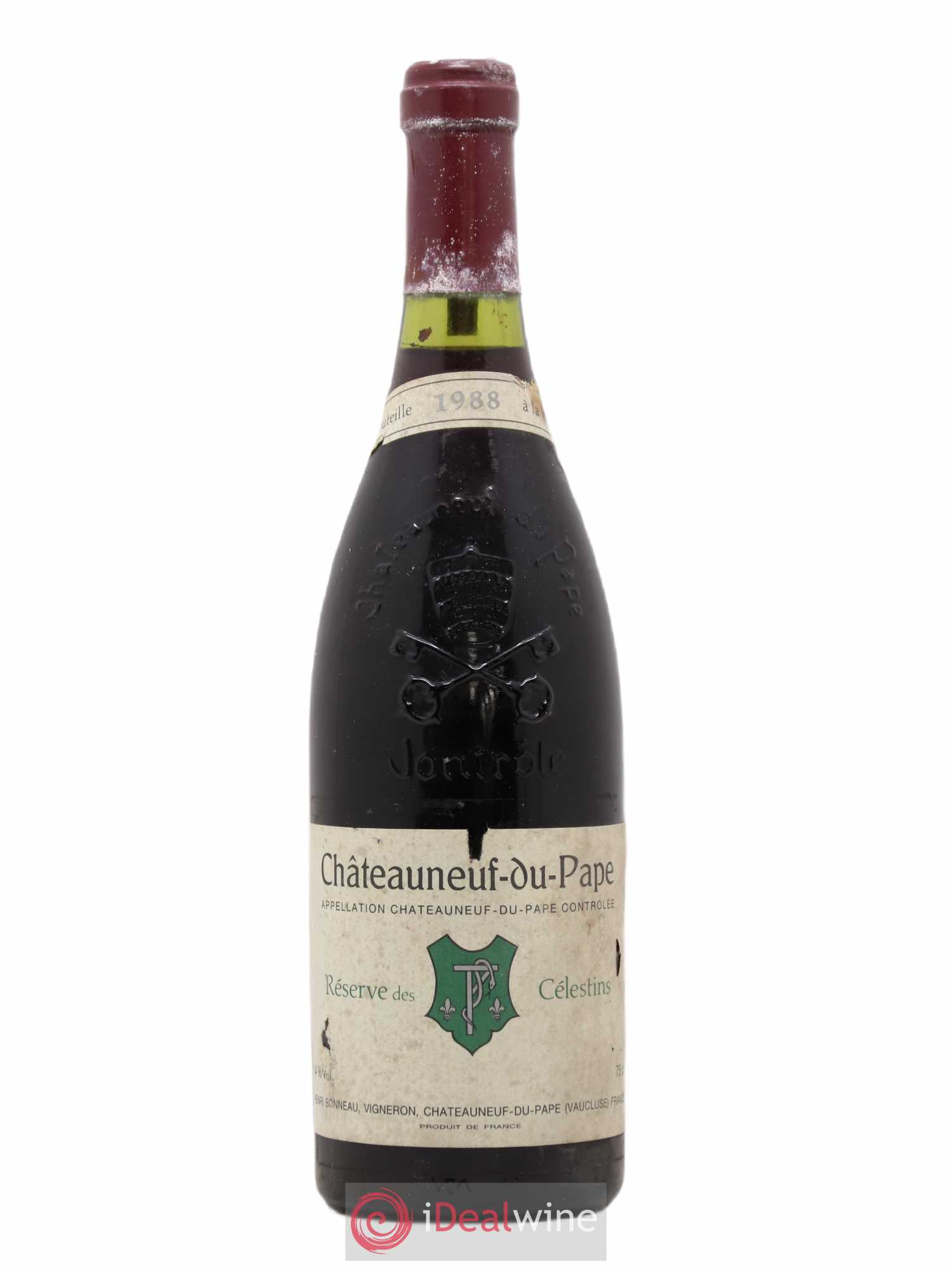 Châteauneuf-du-Pape Réserve des Célestins Henri Bonneau & Fils 1988 - Lot de 1 bouteille - 0