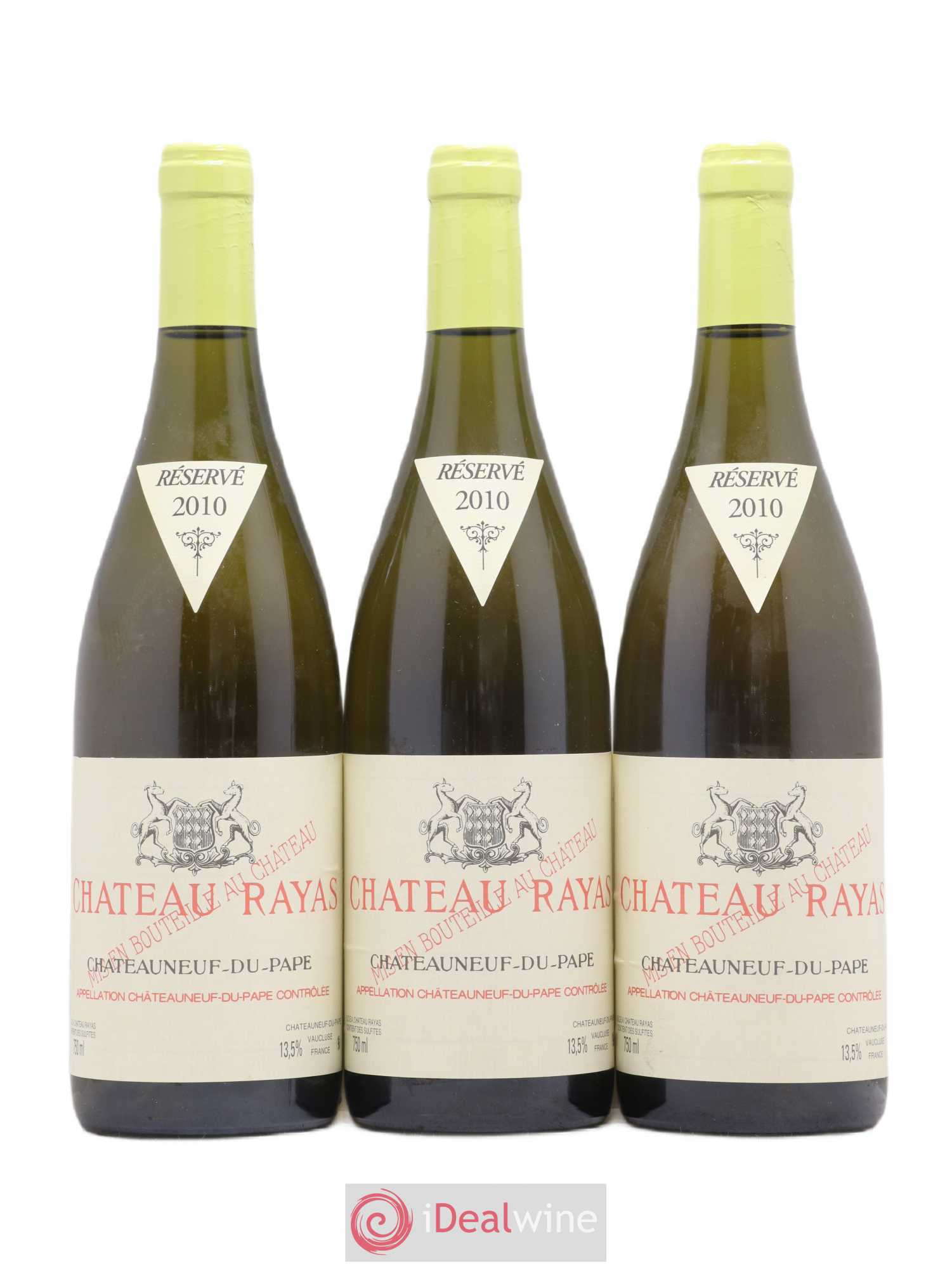 Châteauneuf-du-Pape Château Rayas Emmanuel Reynaud 2010 - Lot de 3 bouteilles - 0